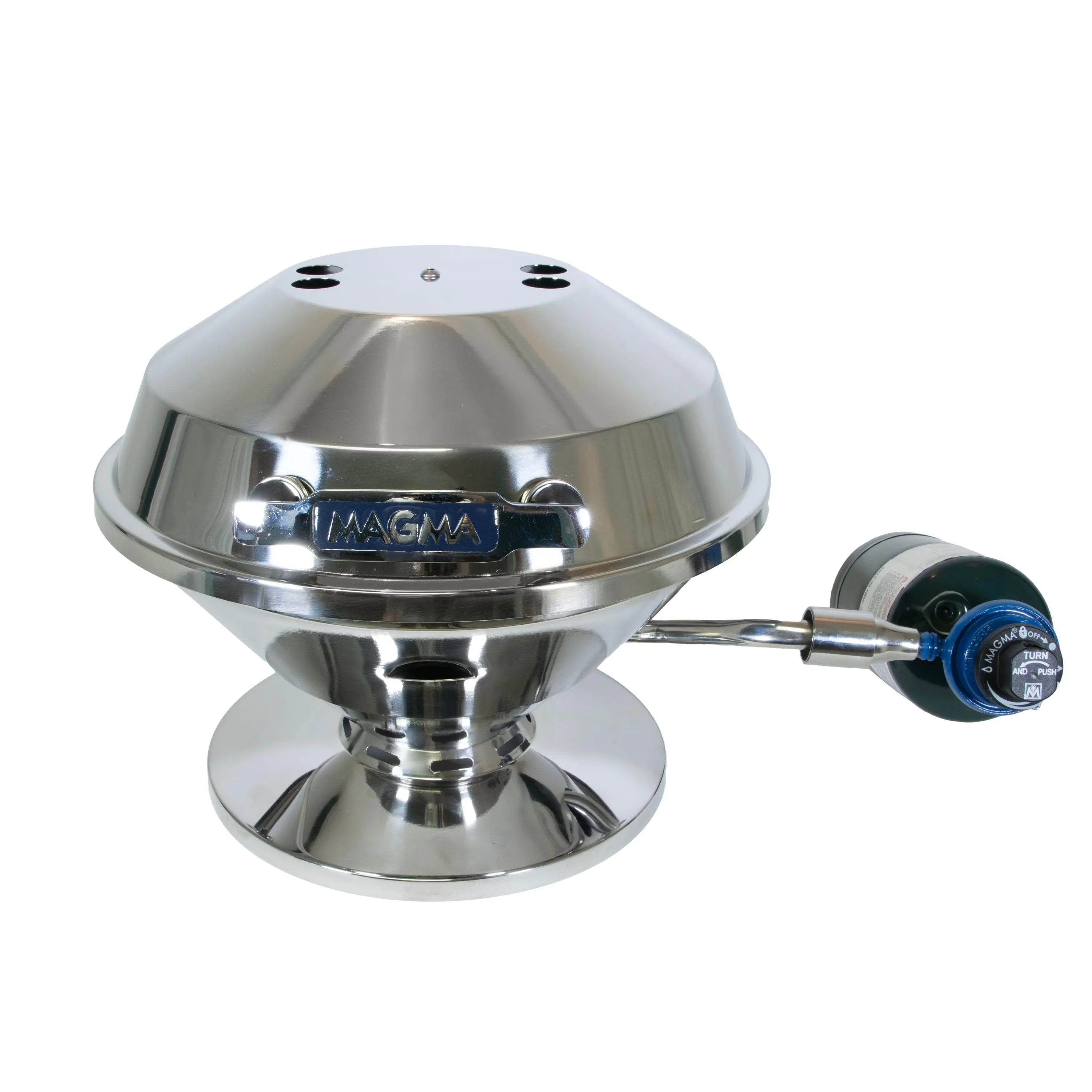 Gas Grill Classic with Portable, Rust Resistant - Stainless Steel Silver Model 3676BE