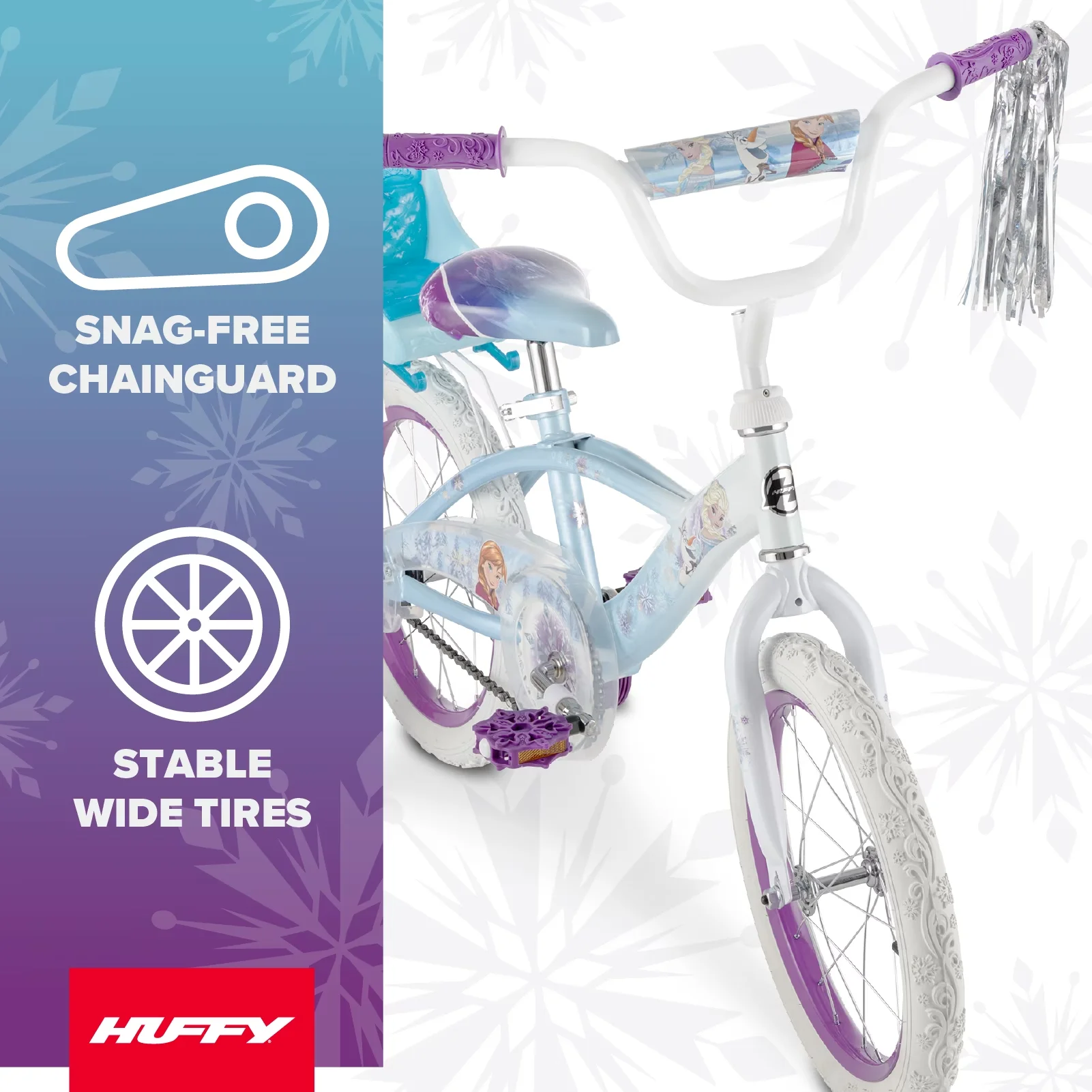 Kids Bike Quality with Adjustable Seat, Adjustable Seat Height, 16" Disney Frozen Kids' - Blue Model 3DEB09