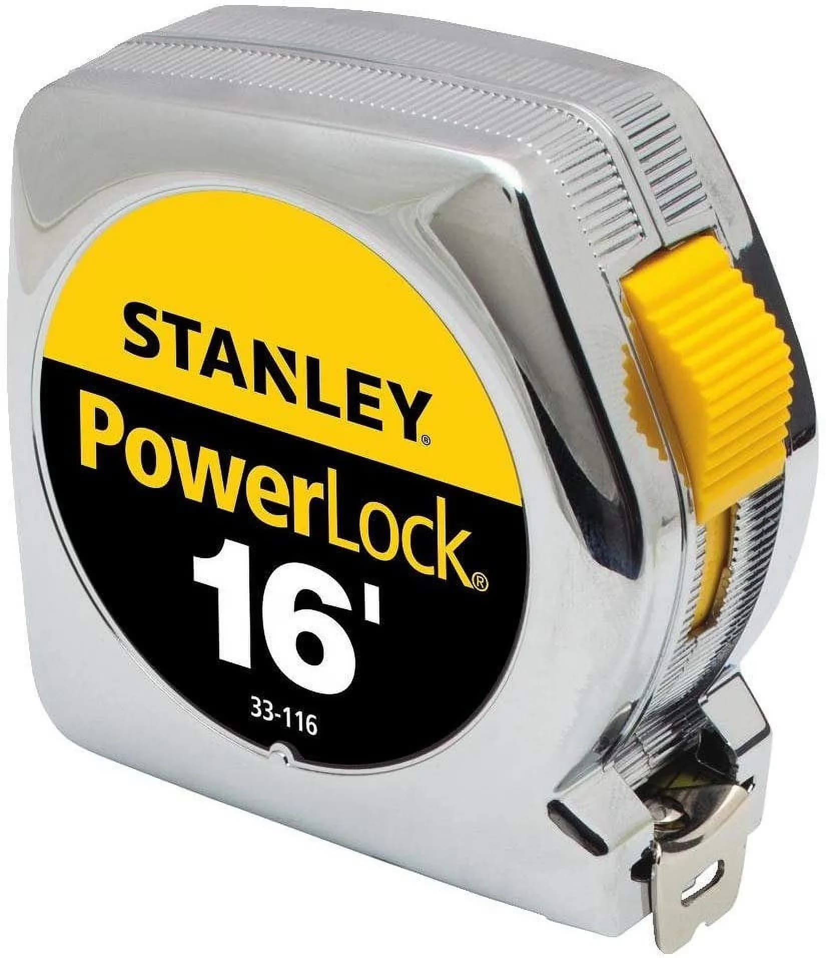 Essential Measuring Layout with Durable, 33-116 16-Foot PowerLock Tape Rule - Abs Silver Model 4E6BA4
