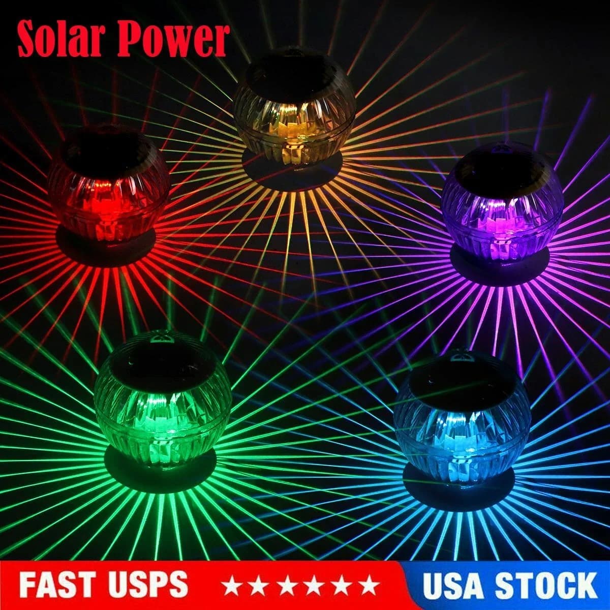 Versatile Ceiling Lights Fixture with LED, Solar - Multicolor - Standard Series Model 926432
