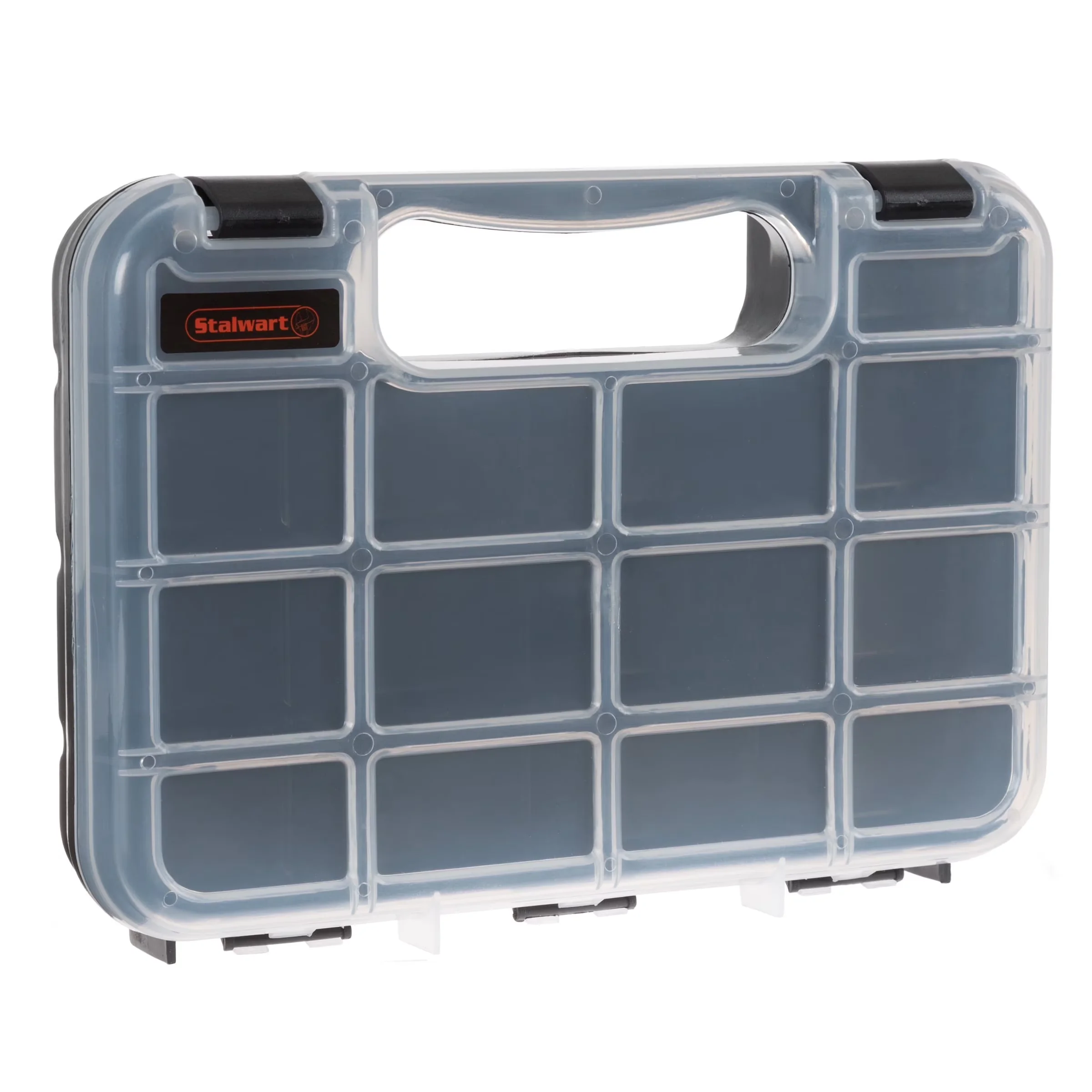 Efficient Toolstorage with Storage, Secure Locks & 14 Small Compartments - Plastic Black Model 63A5C7