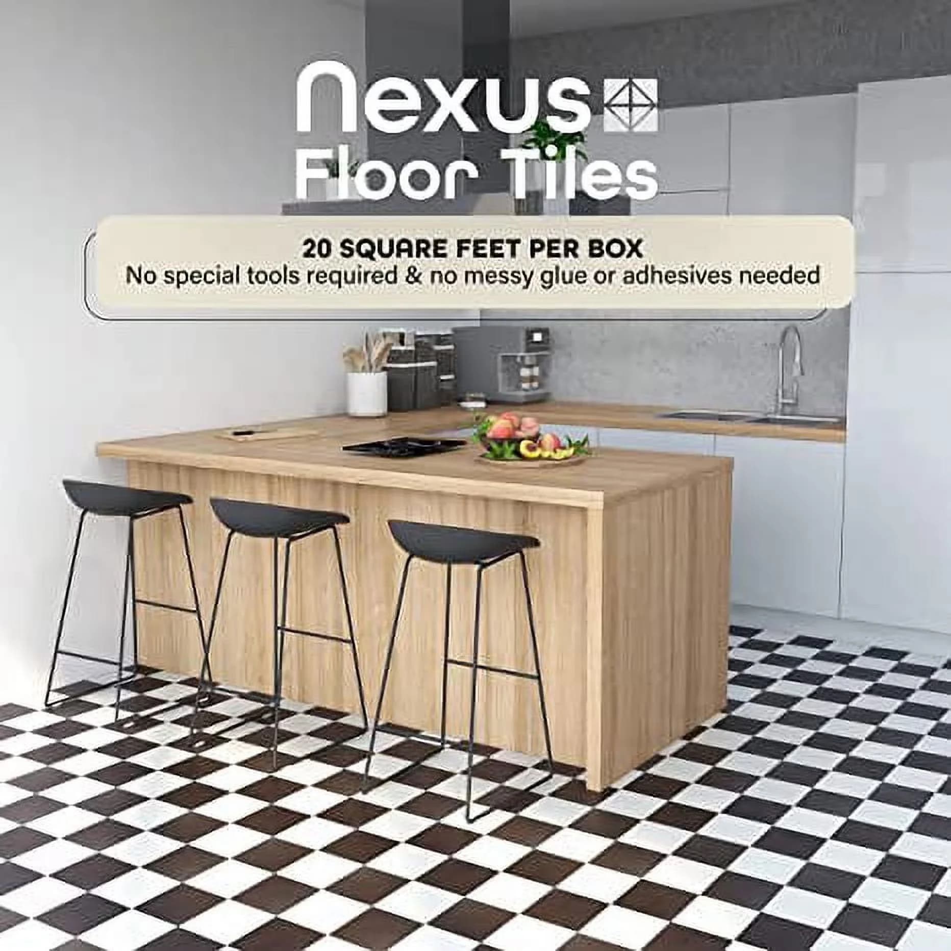 Quality Grey Vinyl Flooring Vinyl Plank Flooring with Water-Resistant, Easy Installation, 1.2mm Thick - Vinyl Black Model 7E5E47