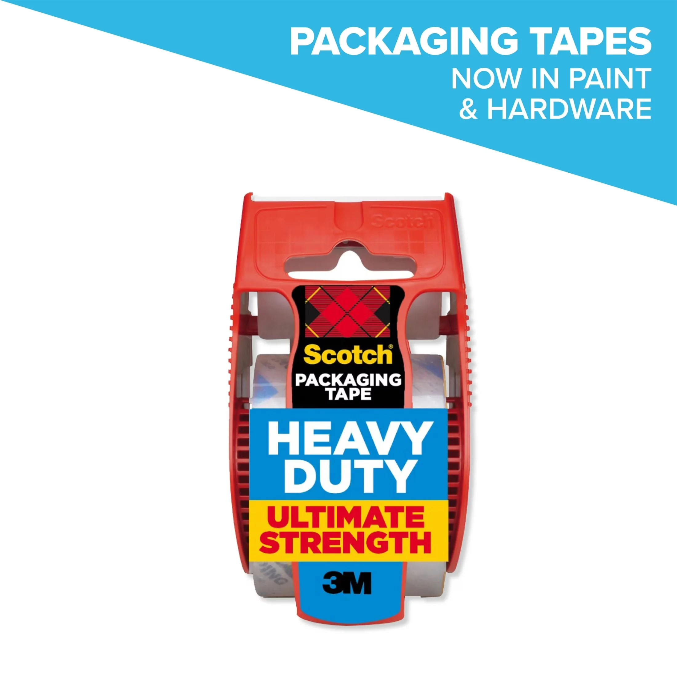 Premium Moving with Heavy Duty Packaging Tape, 1 Total, 1.88 in. x 25.6 yd - Blue Polypropylene Film And Synthetic Rubber, Resin Model E7C758