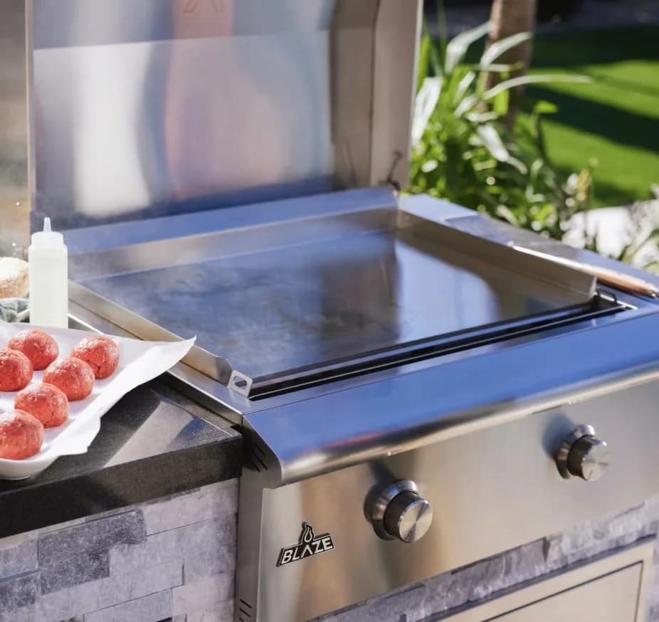 Professional Flat Top Grill with BLZ - Stainless Steel Stainless Steel Model E3F30A