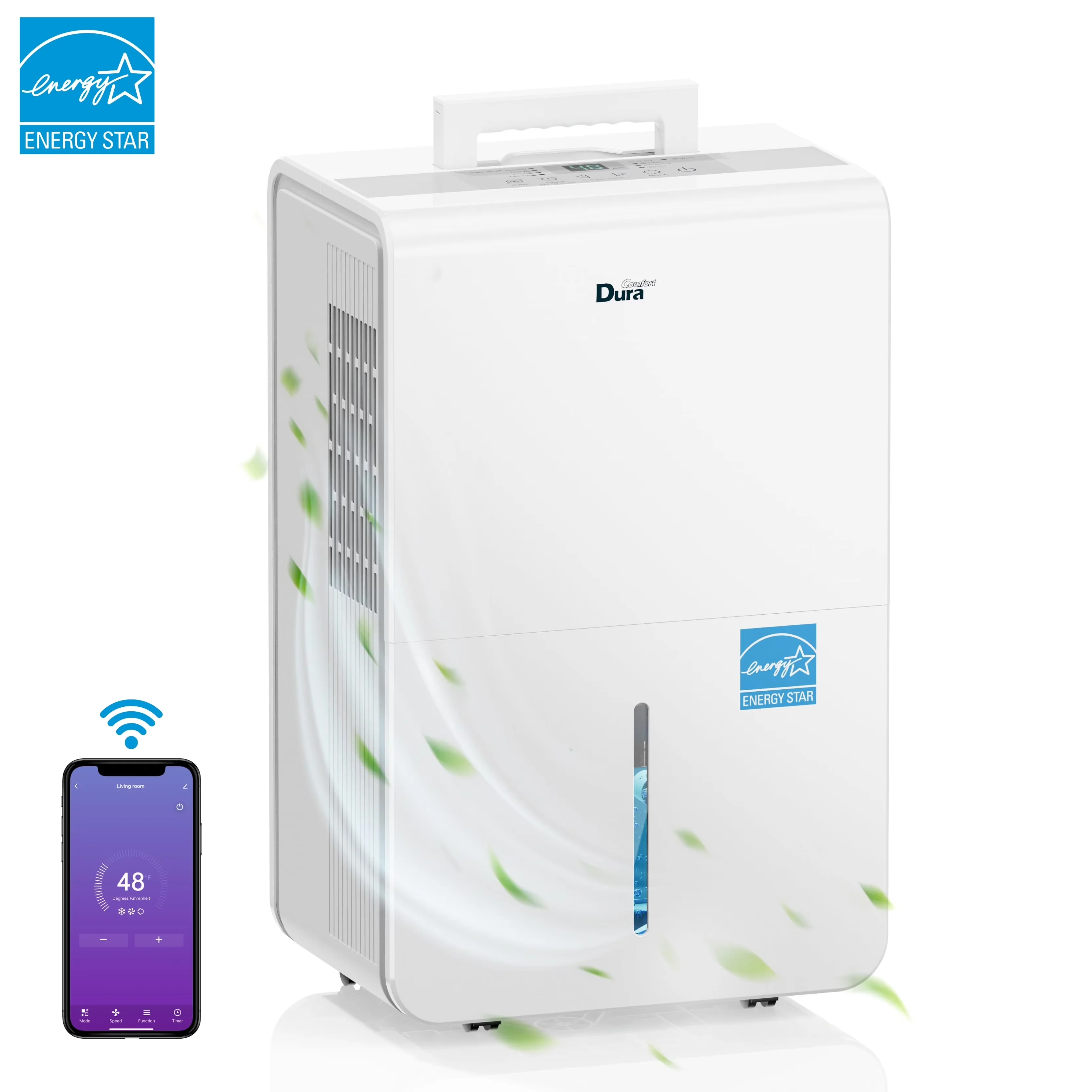 Dehumidifier Versatile with Remote Controlled, Energy Efficient - Basement Model 5B25AE