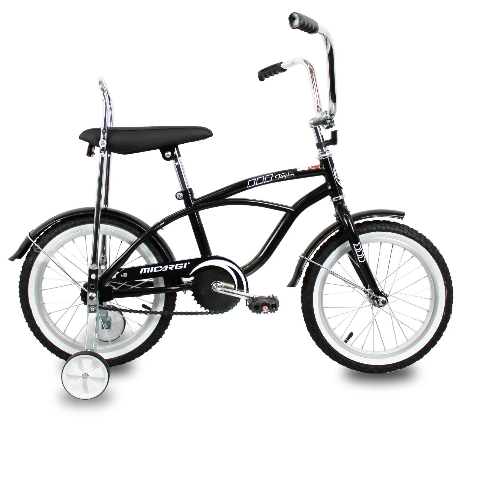 Versatile Cruiser Bike with color black, training wheel Black Color - Black Model 548B9B