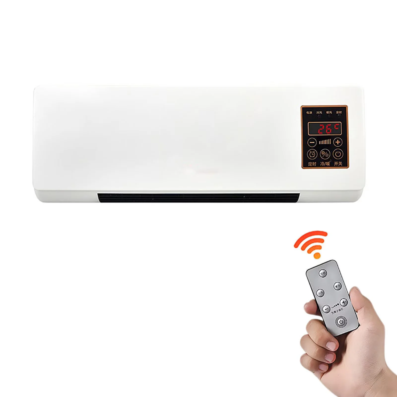 Innovative Air Conditioner with Remote Controlled, Timer - White - Quality Construction Model F97217