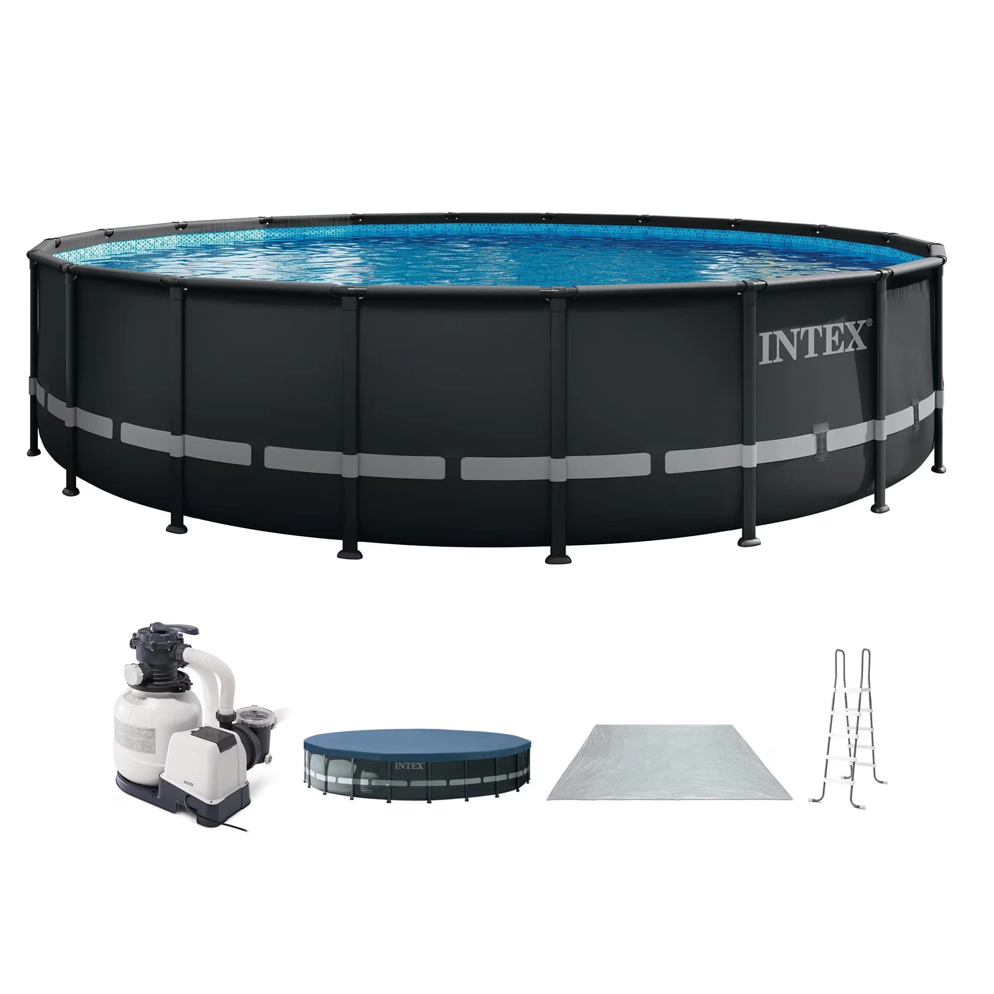 Quality Above Ground Pool with Pump - Ultra - Modern Design Model E85A58