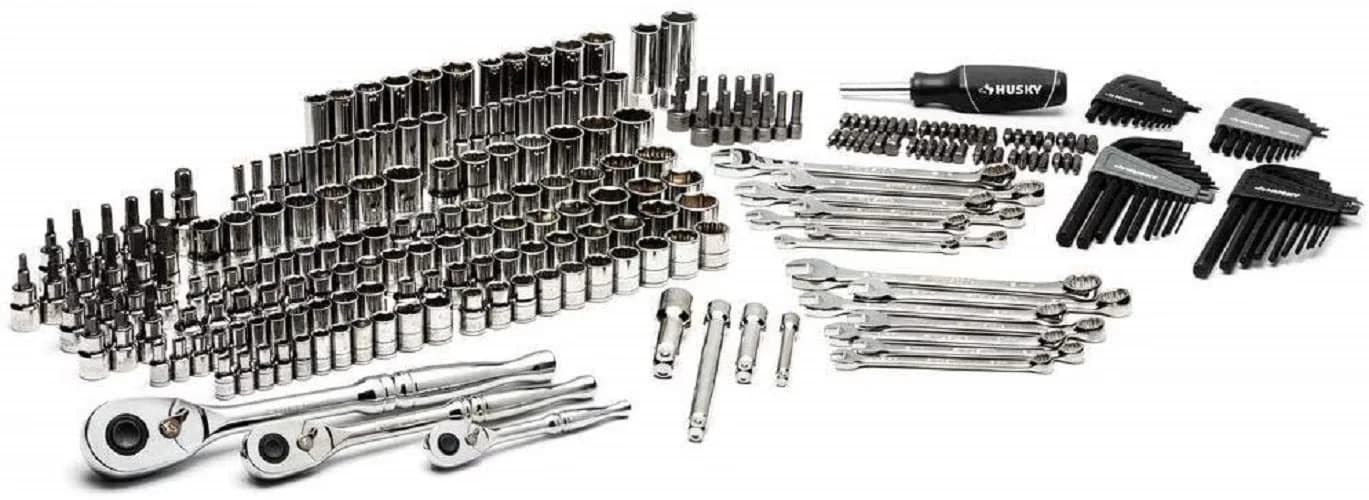 Durable Hand Tool Set with Mechanics for Garage - Commercial Quality Model 143D3C