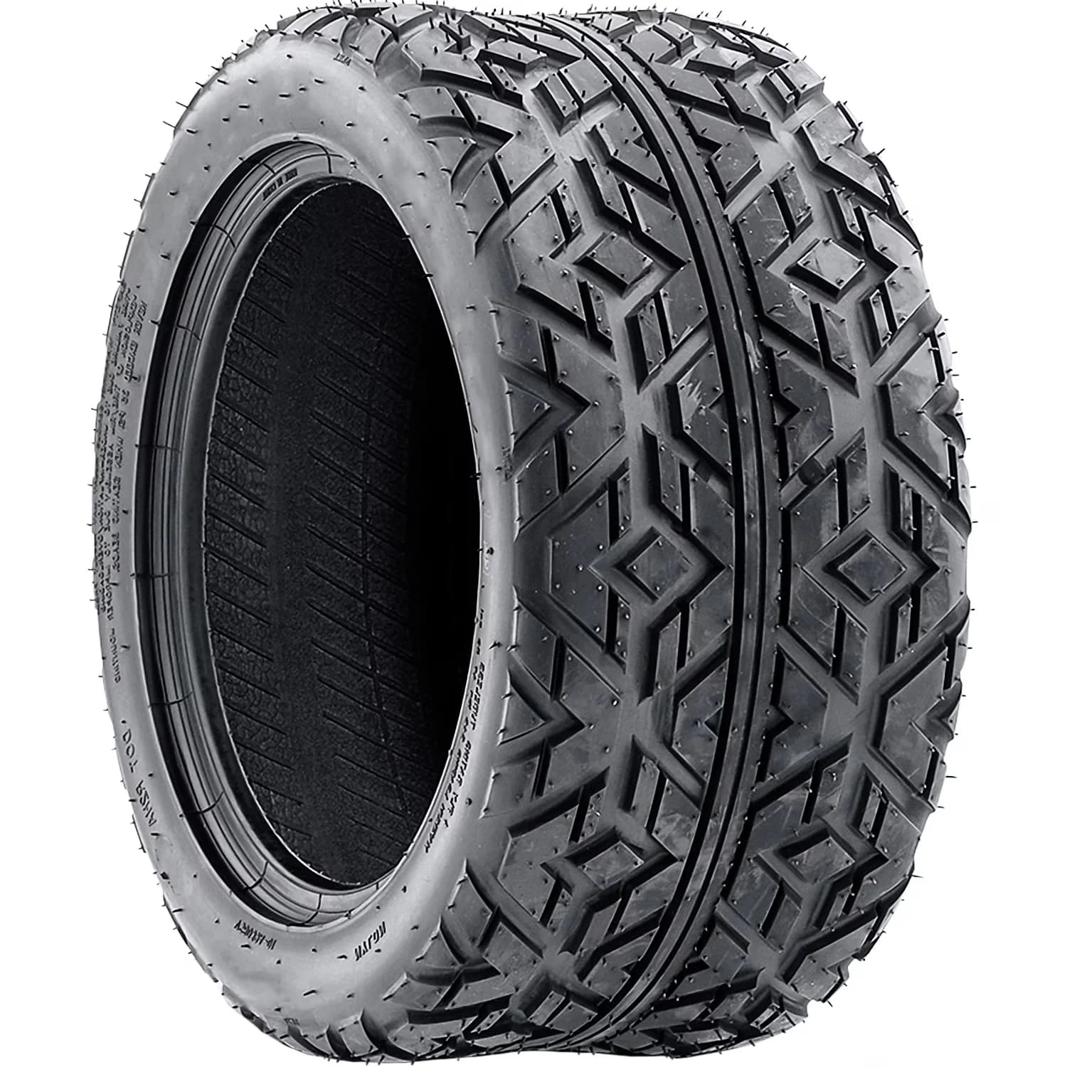 Versatile Golf Cart Tire with All-Weather, Wet Or Dry, 215/35-12 4 Ply - Model 117E06