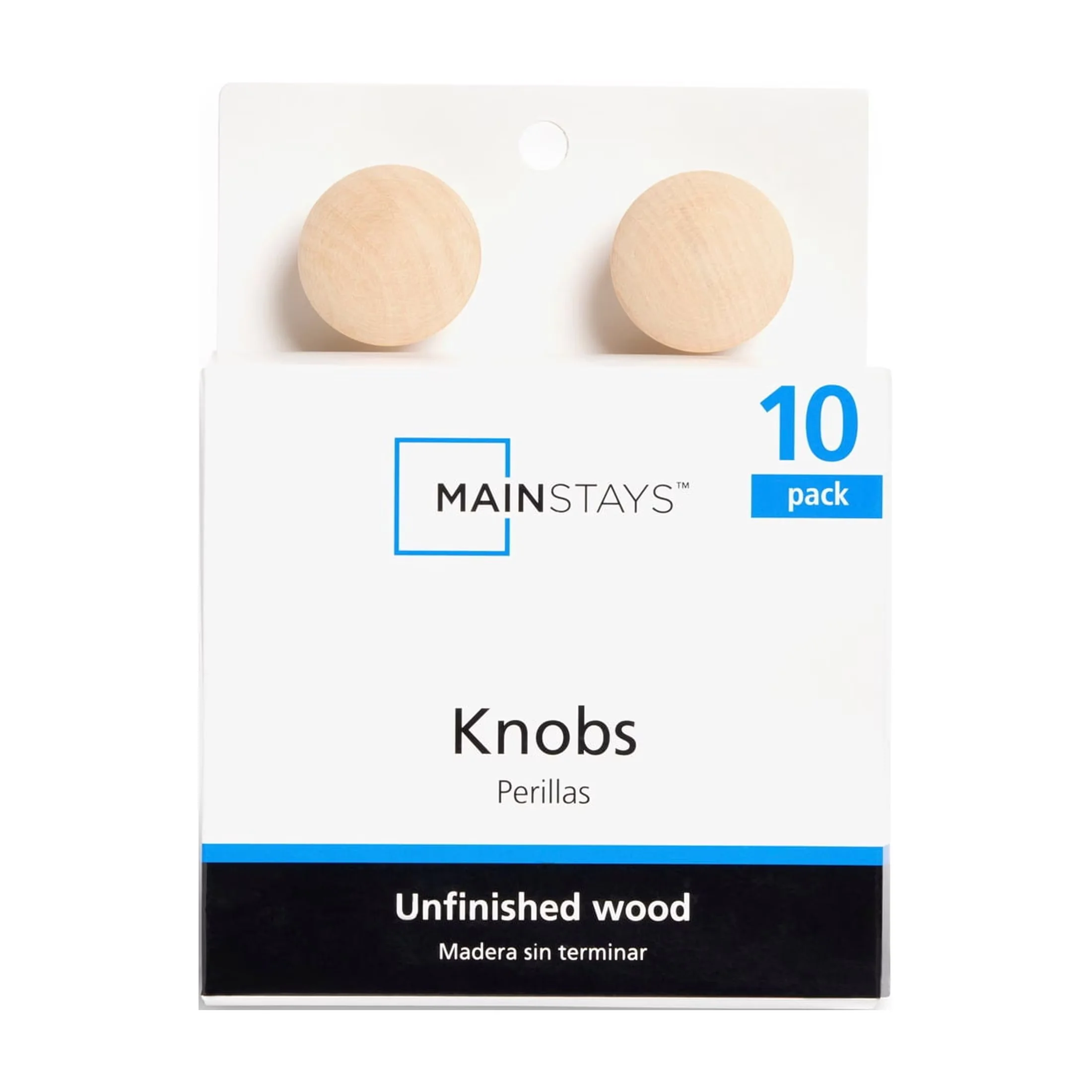 Efficient Kitchen Renovation with Easy Installation, Wood Knobs - Brown Wood for Home Model E41298