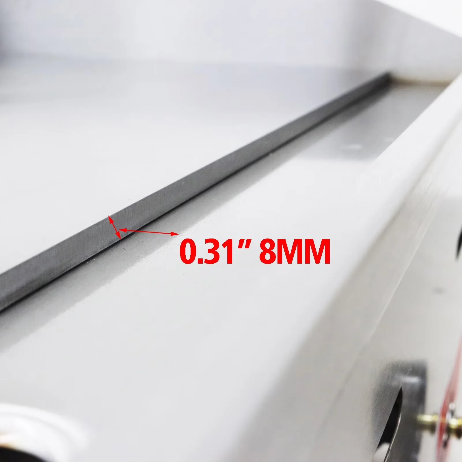 Innovative Flat Top Grill with GPL-530 2-Burner LPG Gas Griddle, 8mm Non-Stick Iron Plate - Stainless Steel Model 9E7815
