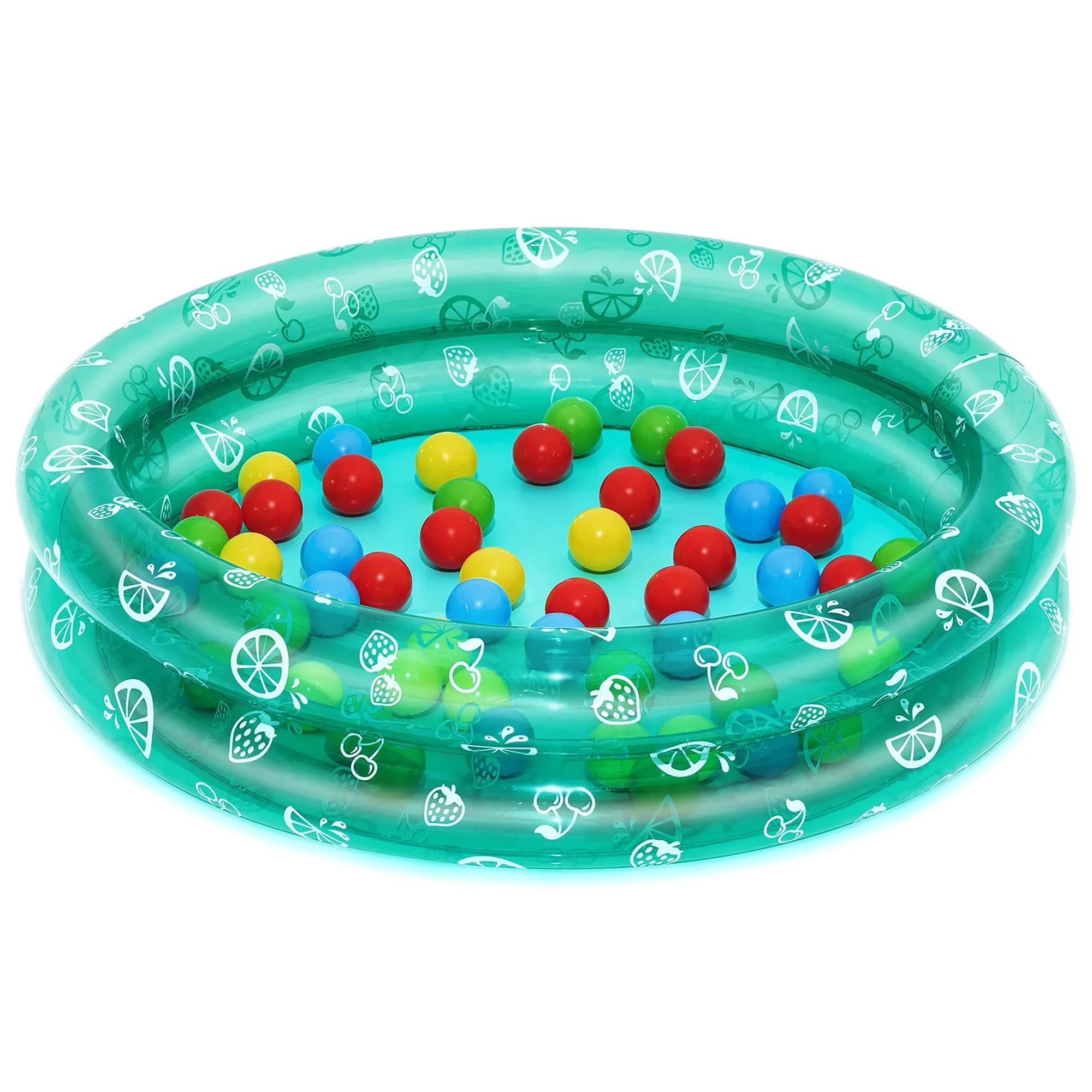 Inflatable Pool Versatile with Ball Pit, 36" x 8", Toddler & Kids 2+ - Multicolor Model 74FD06