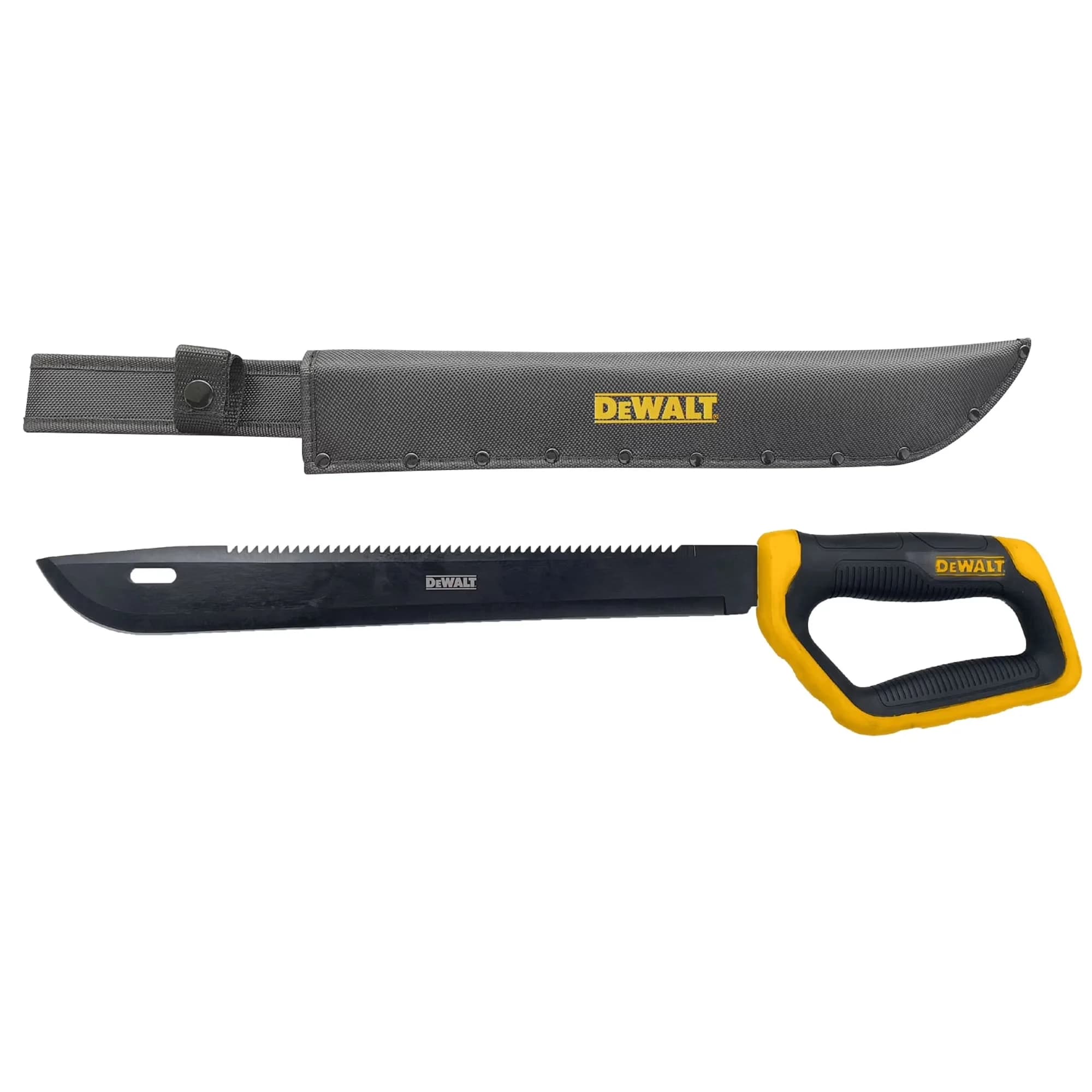 Essential Hand Tool with Long-Lasting, Ergonomic Handle, Saw Back & D-Guard Non-Slip Handle - Black Model B07DA4