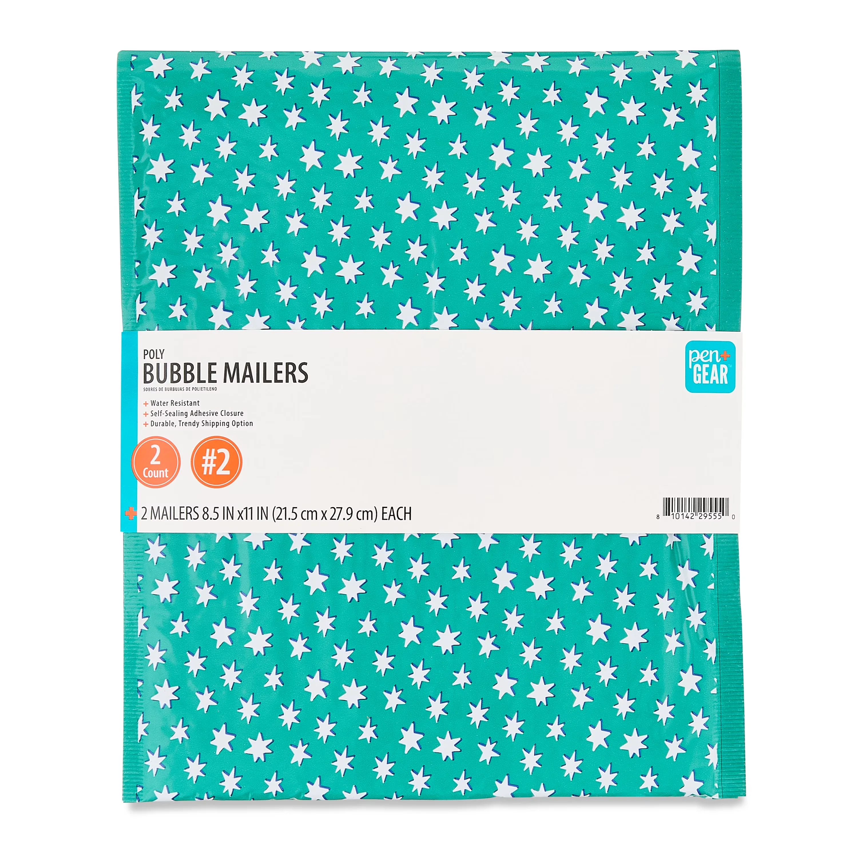 Modern Moving with Decorative, 2 pack, Self-Seal Closure - Multicolor Poly Model 2118F0