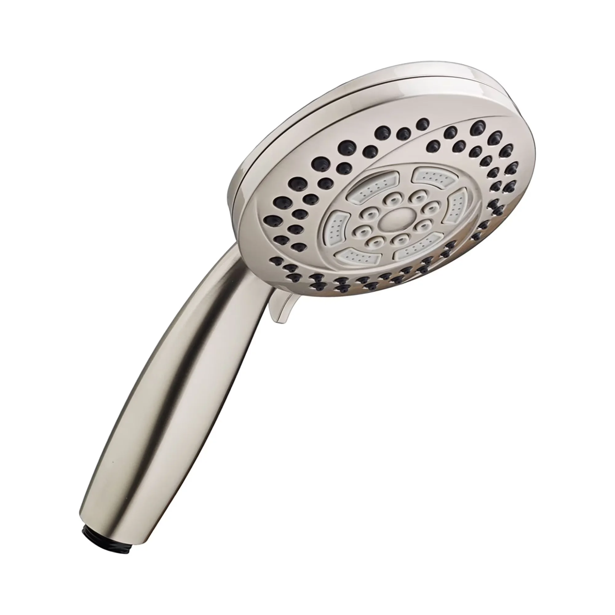 Shower Head Sleek with Handheld, 4-1/2" (114 mm) diameter easy clean face - Brass Silver Model 0F8D25