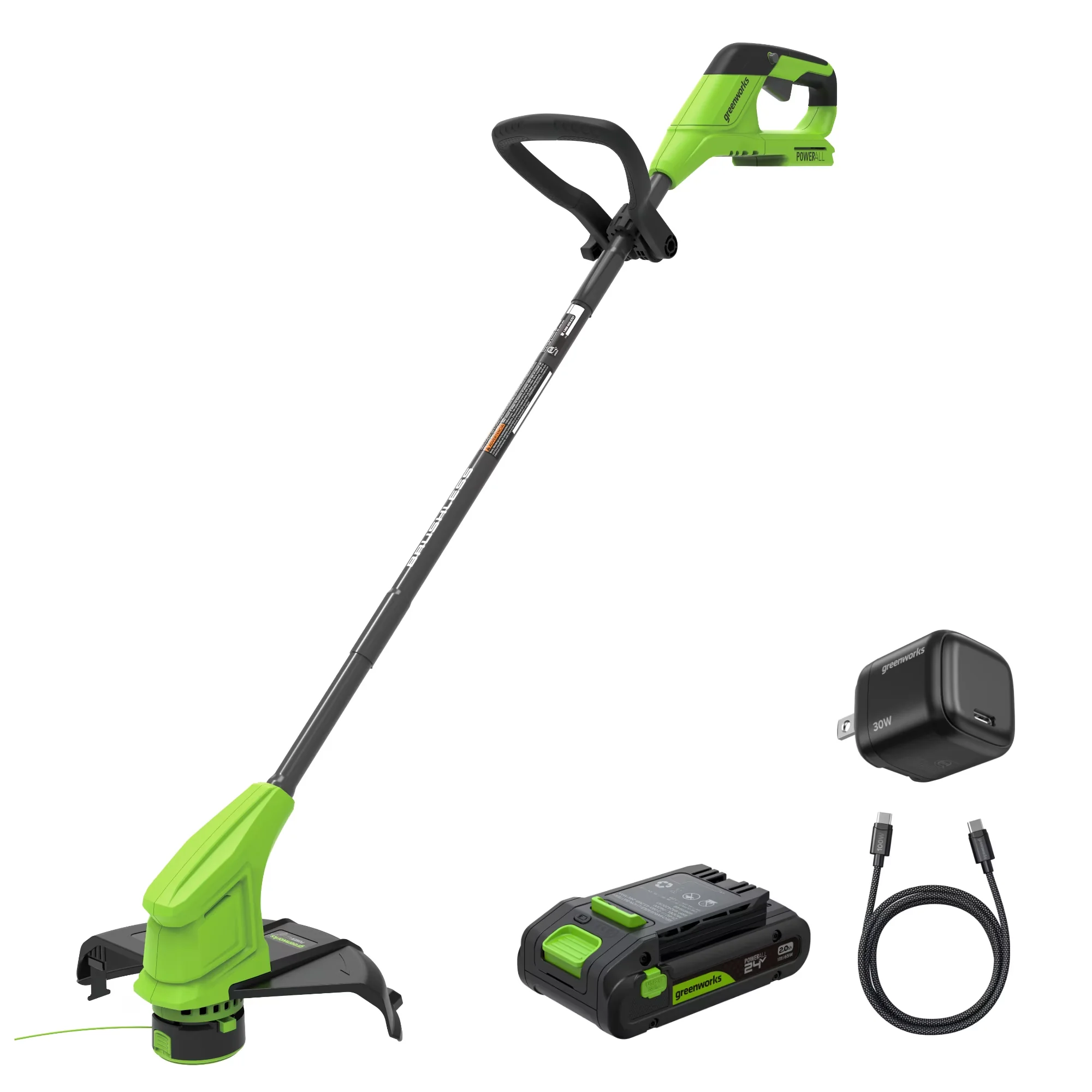 Professional String Trimmer with Battery, 24V, (1) 3.0 Ah Battery and Charger - Model 0E33FB