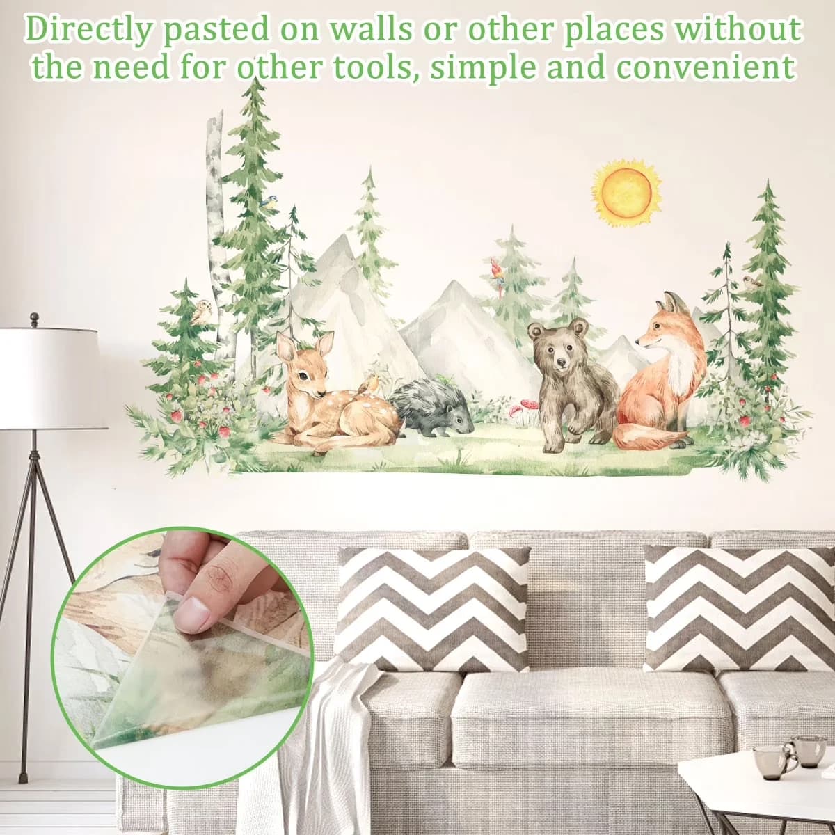 Essential Wallpaper Wall Decals Wall Covering - Pvc 51.2" x 31.5" 2x31 Model 9A5A26