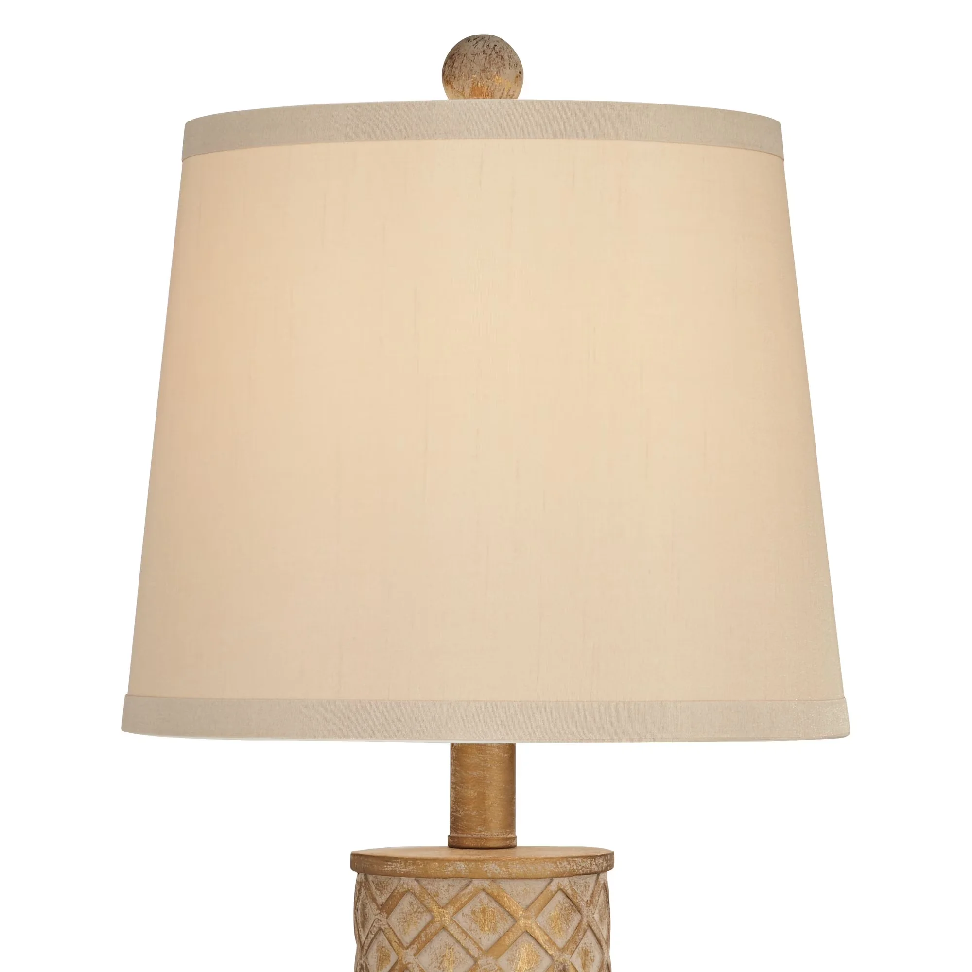 Table Lamp Essential with Incandescent, Standard Lamps - Brown Resin Gisele Model 4A44F2