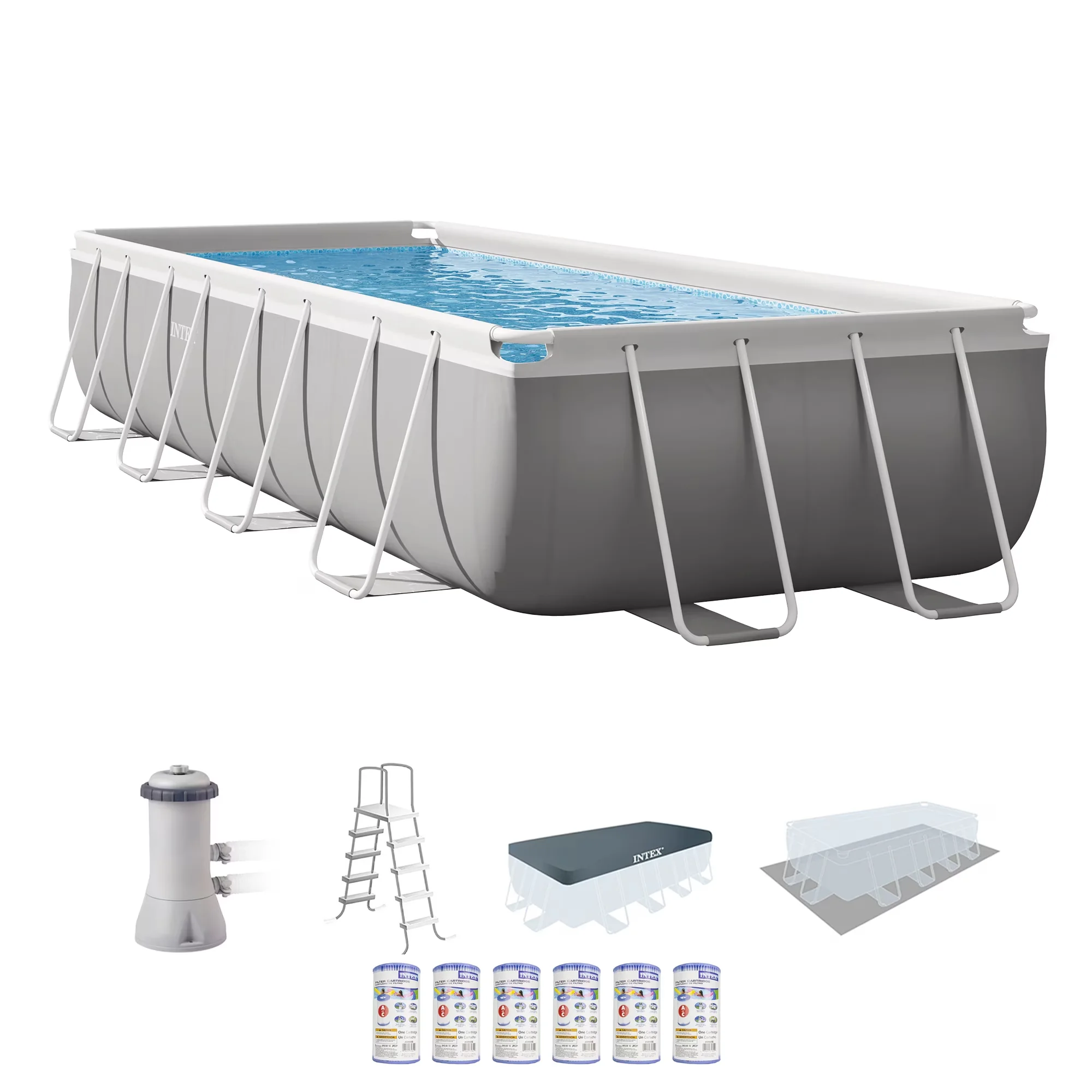 Above Ground Pool Essential with Puncture Resistant - Blue 16ft - Essential Collection Model 0868D2