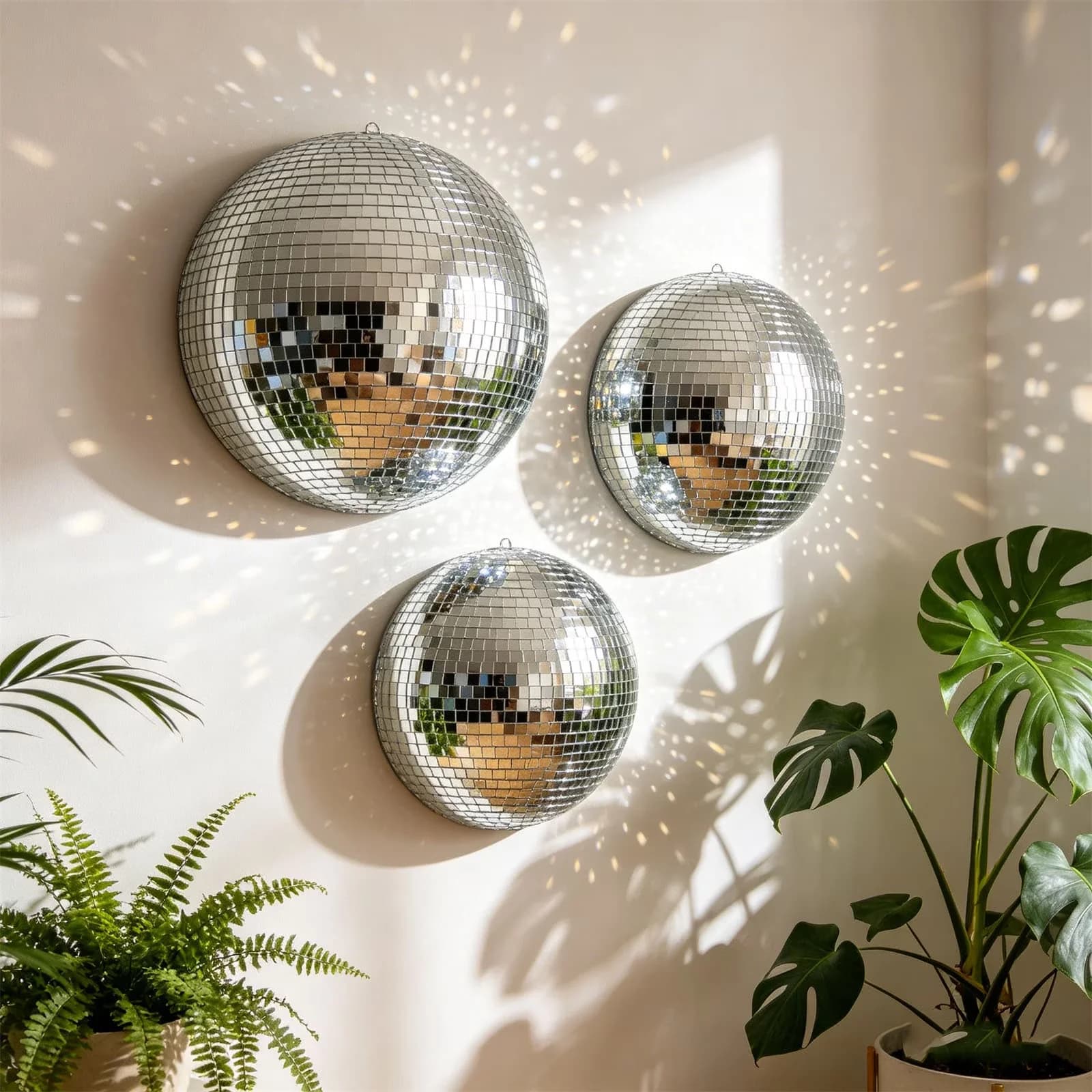 Compact Novelty Light with Stain Resistant, Fade Resistant - Silver for Party Model F81D6D