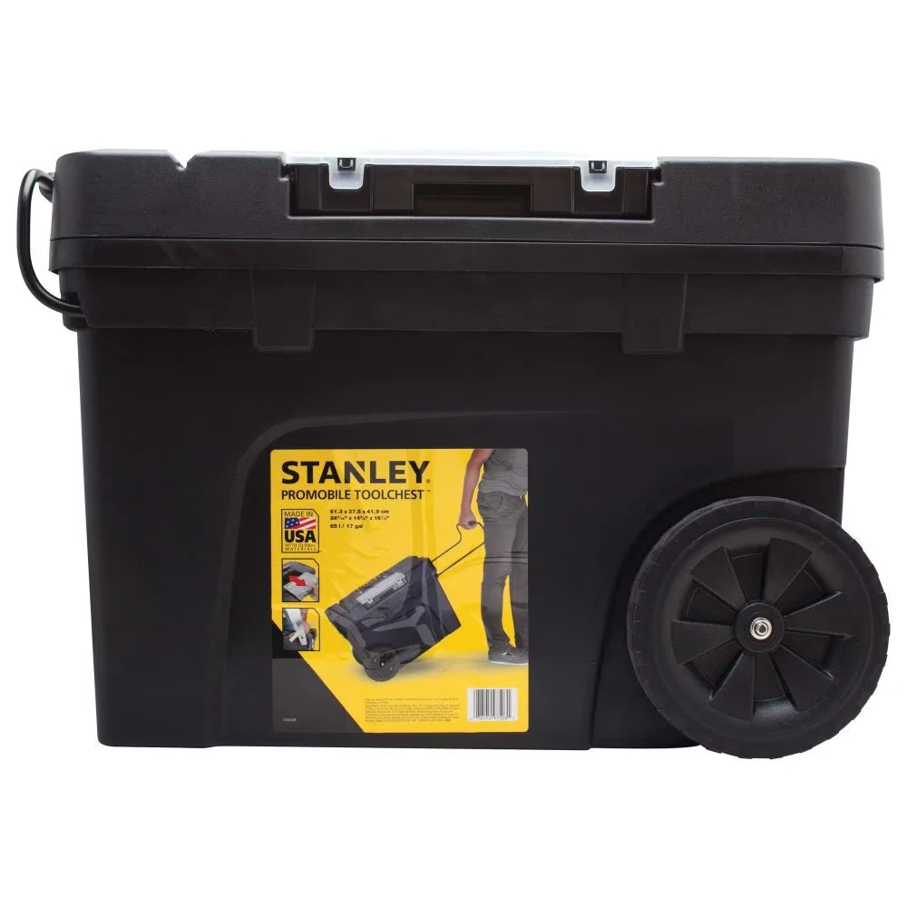 Professional Toolstorage with Lockable, 12 Gallon - Resin Black Mobile Model 66AD0C