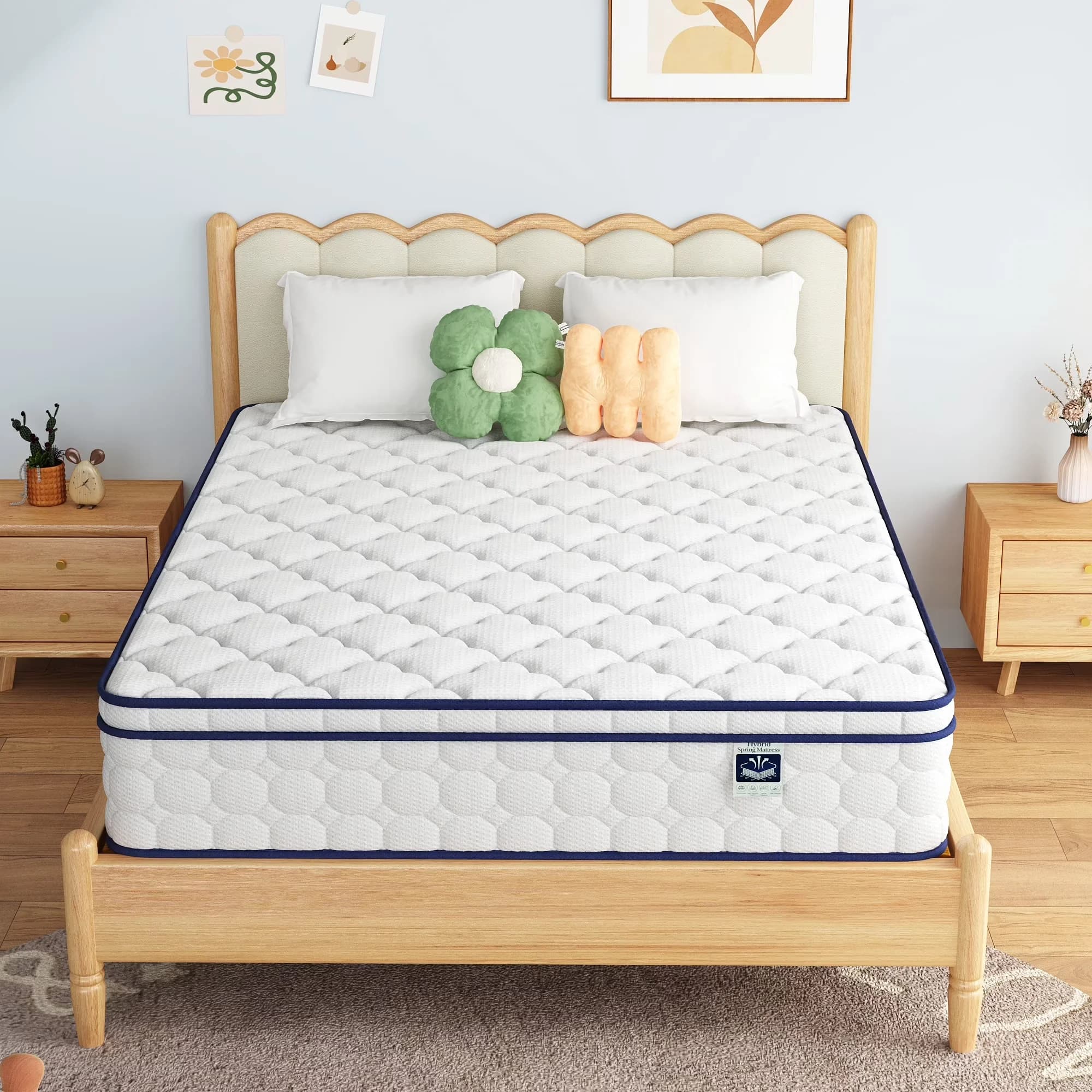Mattresses Accessory Innovative with Antimicrobial, Queen Size Mattress - Cotton Model A75991