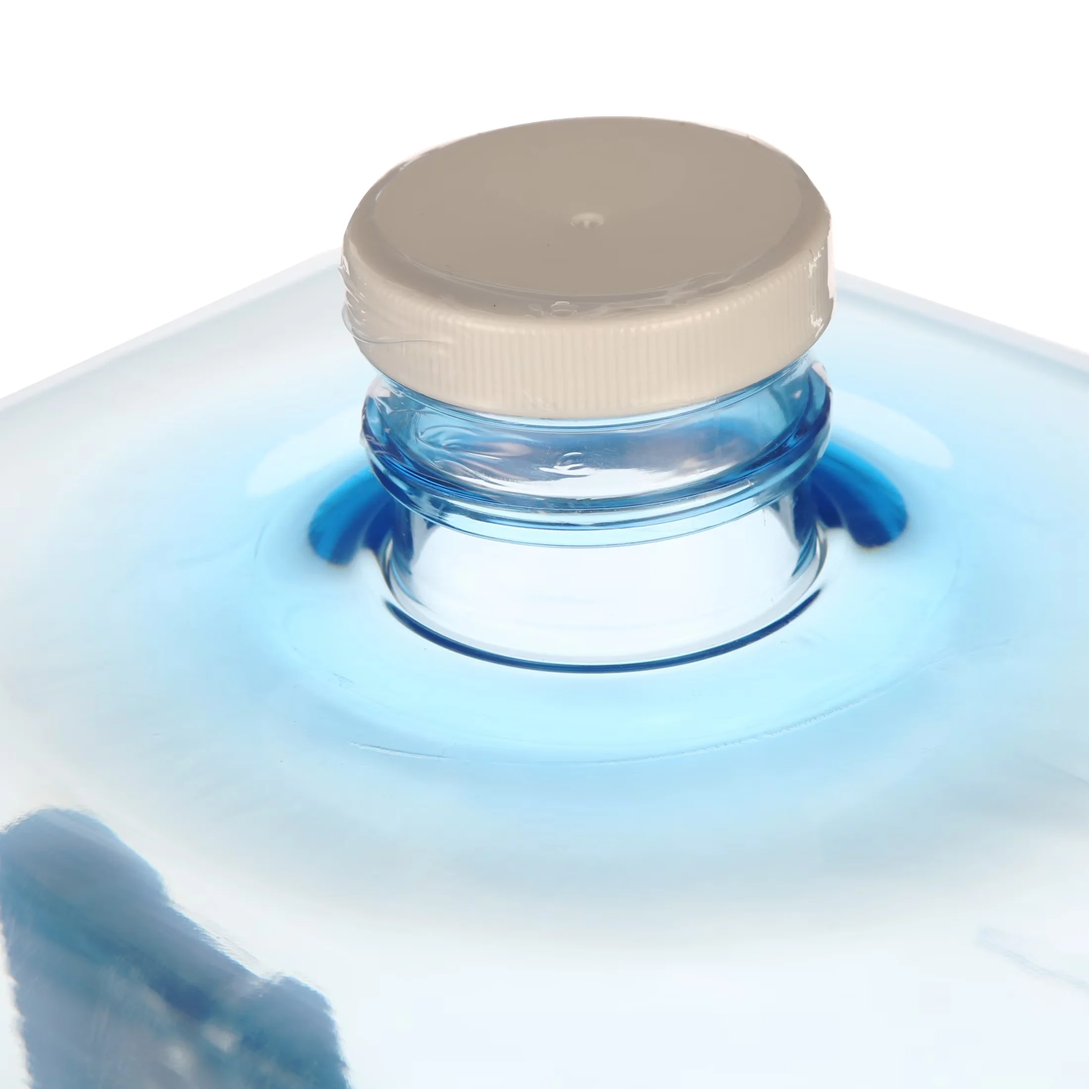 Water Filtration Efficient with Free Recycle code., Stackable & Refillable Gallon (3gal), 53mm cap size - Blue, Clear Plastic Model 261D10