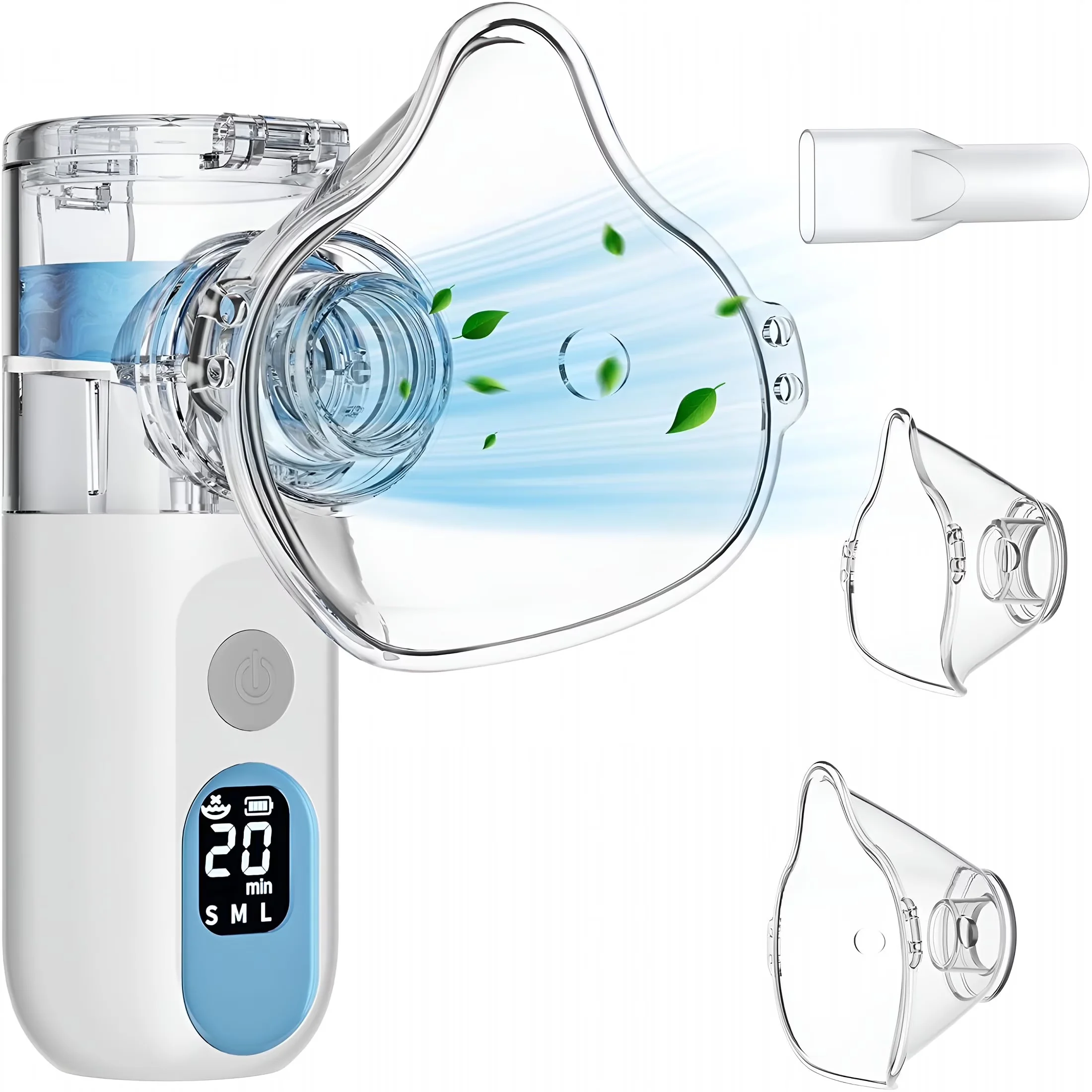 Stylish Humidifier with Flexible, LCD Display, 3 Modes portable humidifiers - Multicolor Model A42B5E