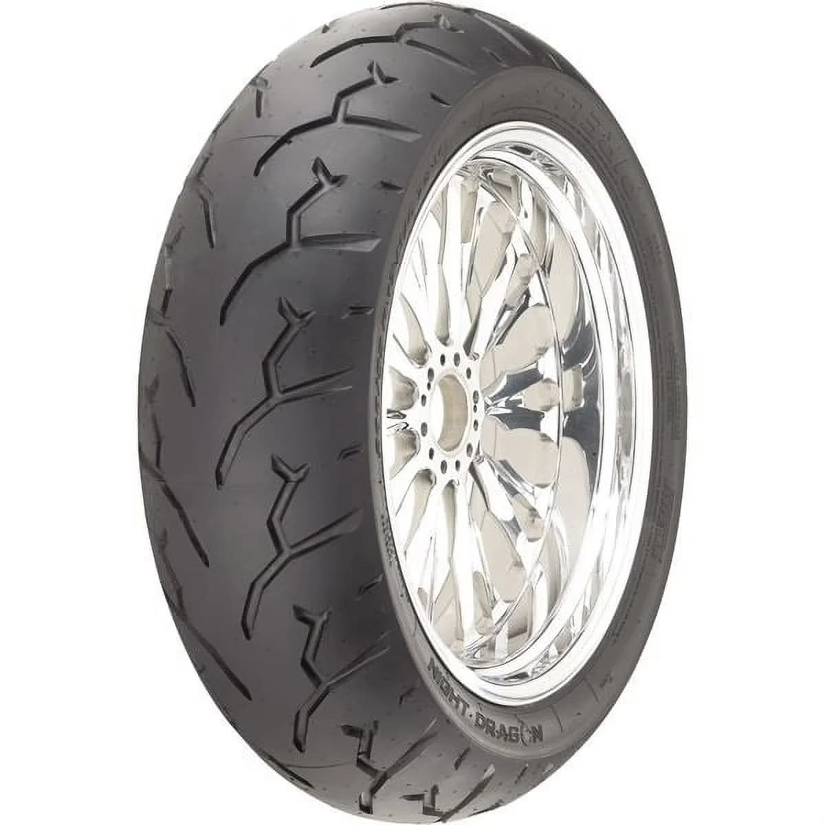 Sleek Motorcycle Tire with High-Speed - Black 65B-16 - Standard Series Model 6D70D2
