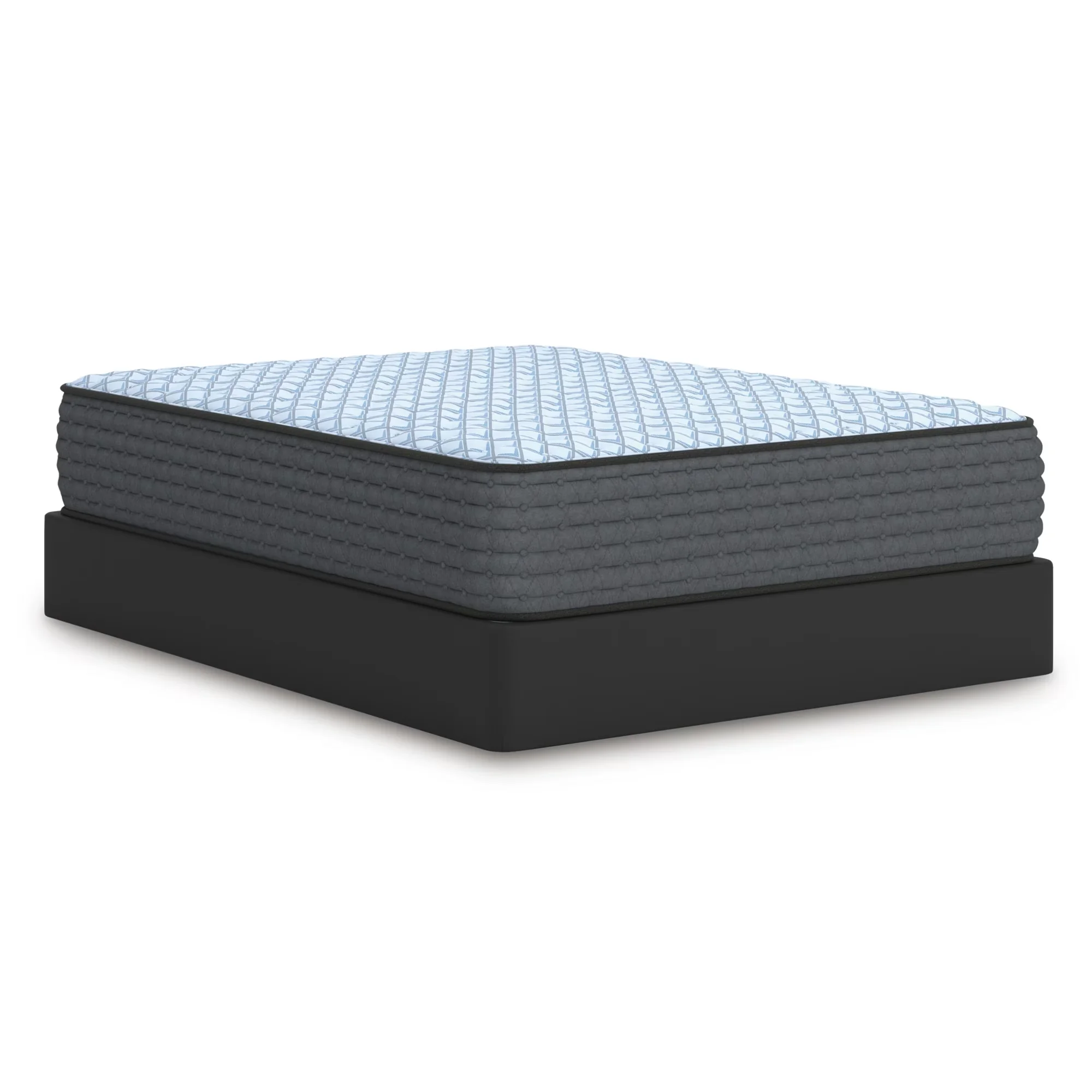 Efficient Mattresses Accessory with Breathable Construction, Memory Foam and Wrapped Coils - Blue Polyester, Visco Elastic Memory... Model BAC524
