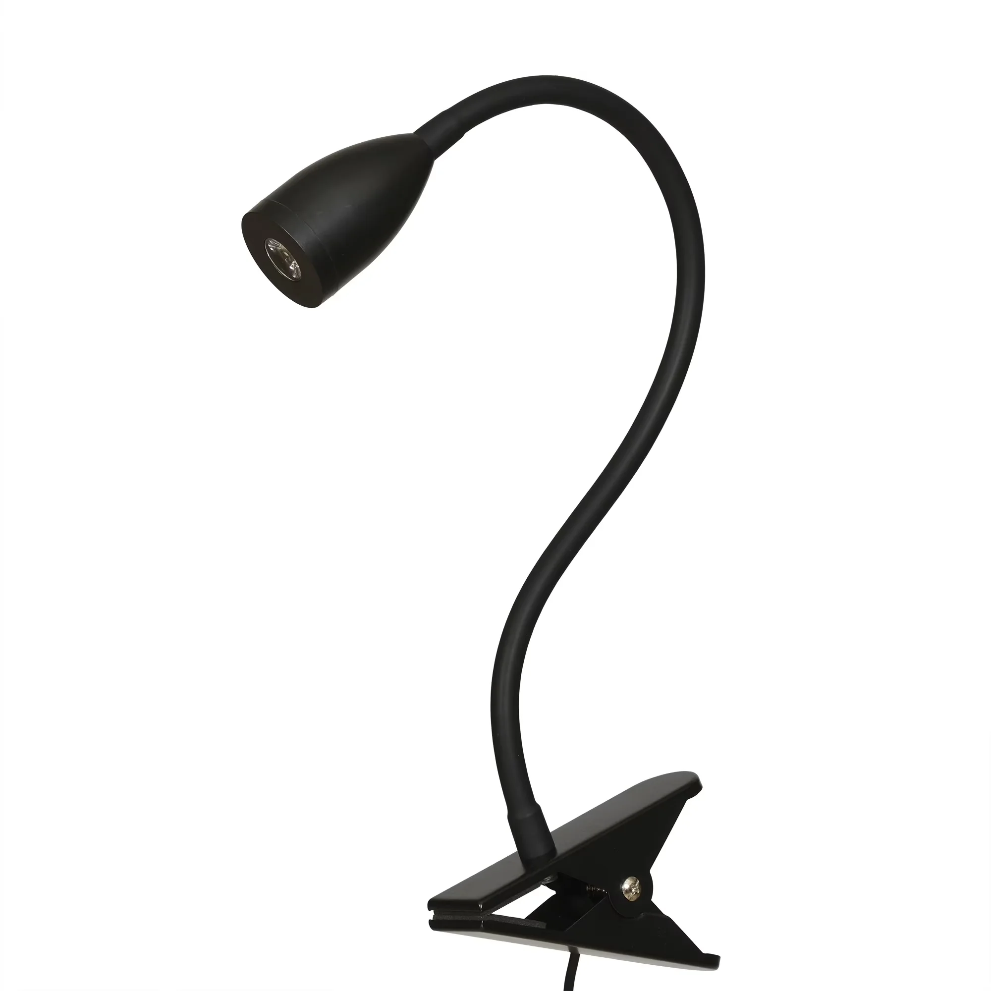 Classic Desk Lamp with LED, Clip-On Lamps, Dimmable - Black Iron/Plastic Model 9BF6CF