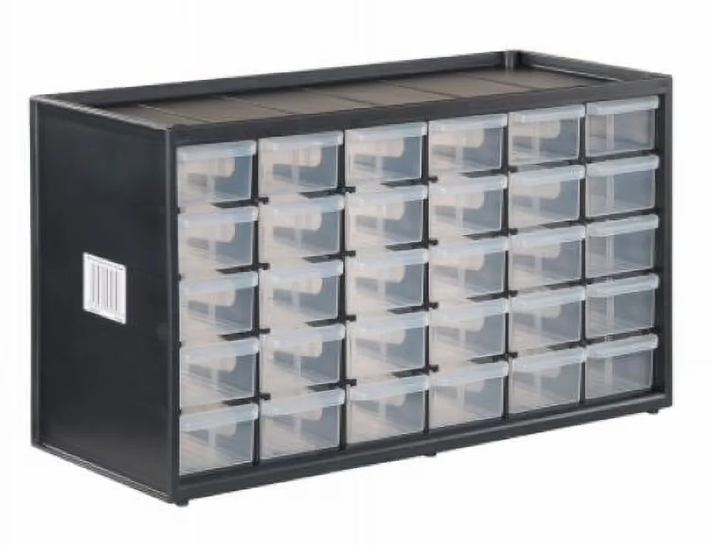 Modern Garage Storage Supply with Stackable, Quantity of 10 - Plastic Clear Model B286EF