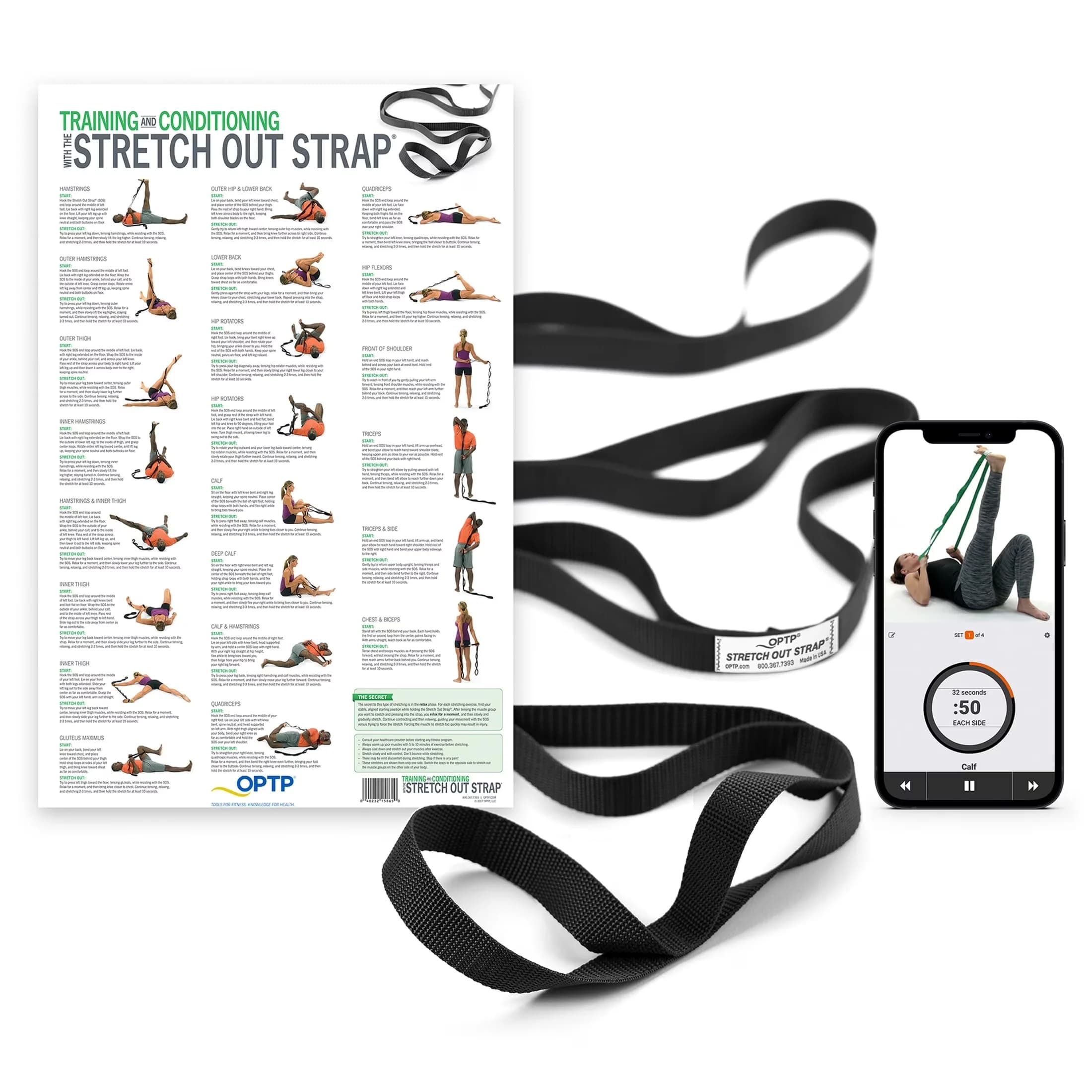 Essential Home Gym Accessory with Adjustable Straps, Black Color - Nylon Black Model 72E5A9