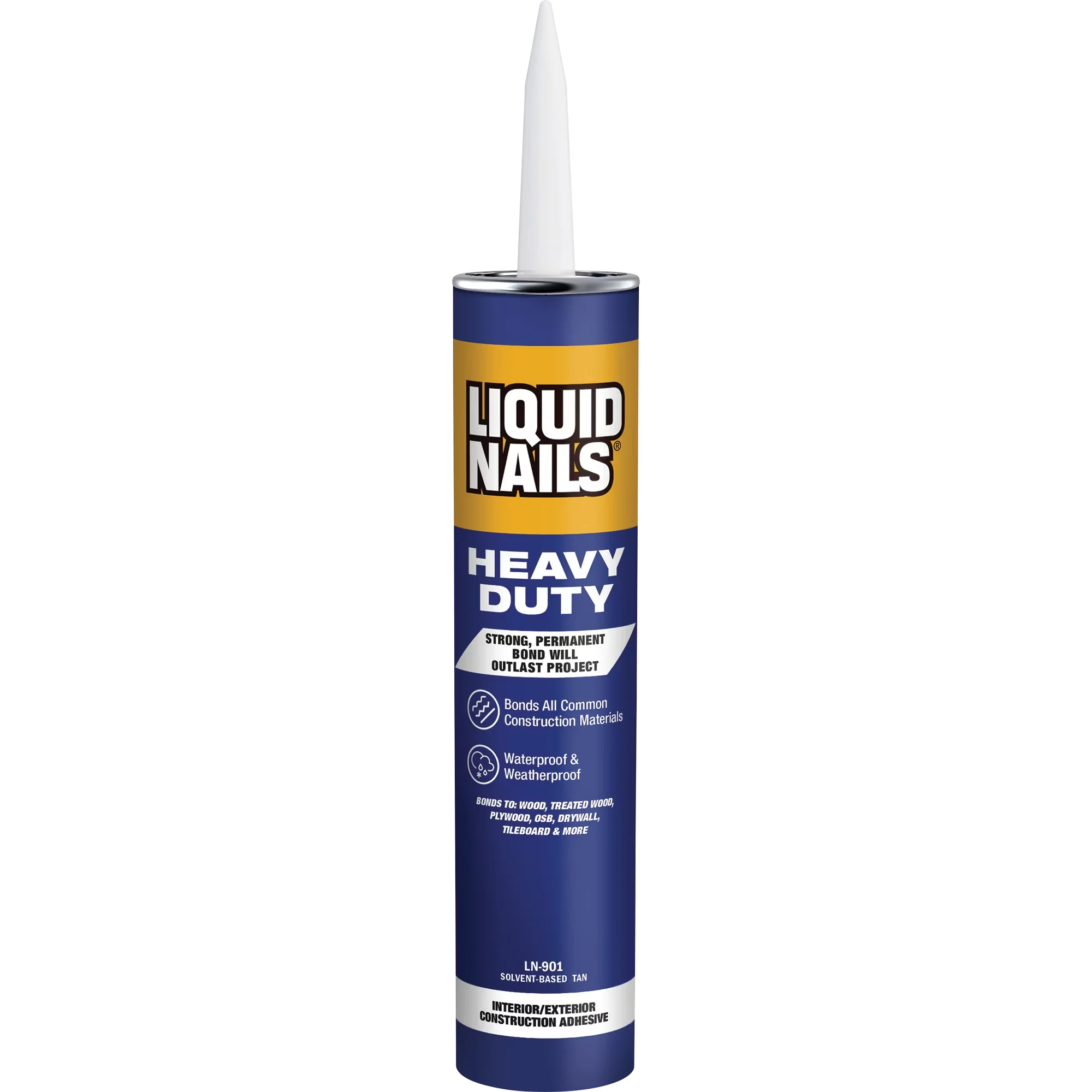 Efficient Adhesives Glues In Paint Supplies Tool with Waterproof, Heavy Duty Construction Adhesive - Beige 10 oz Model F60908