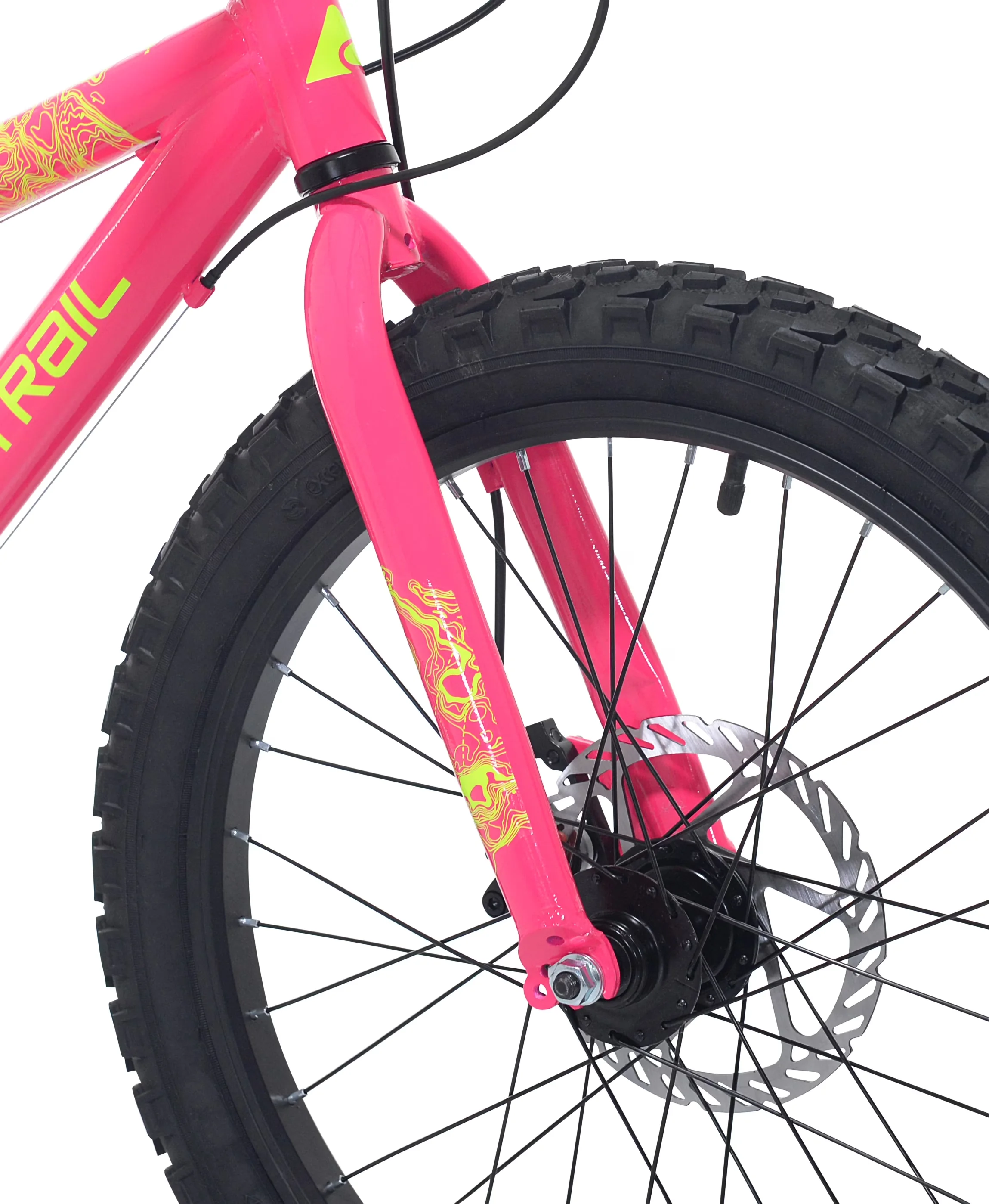 Modern Mountain Bike with Adjustable Handlebar Height, Adjustable Speed - Pink Model FBEC47