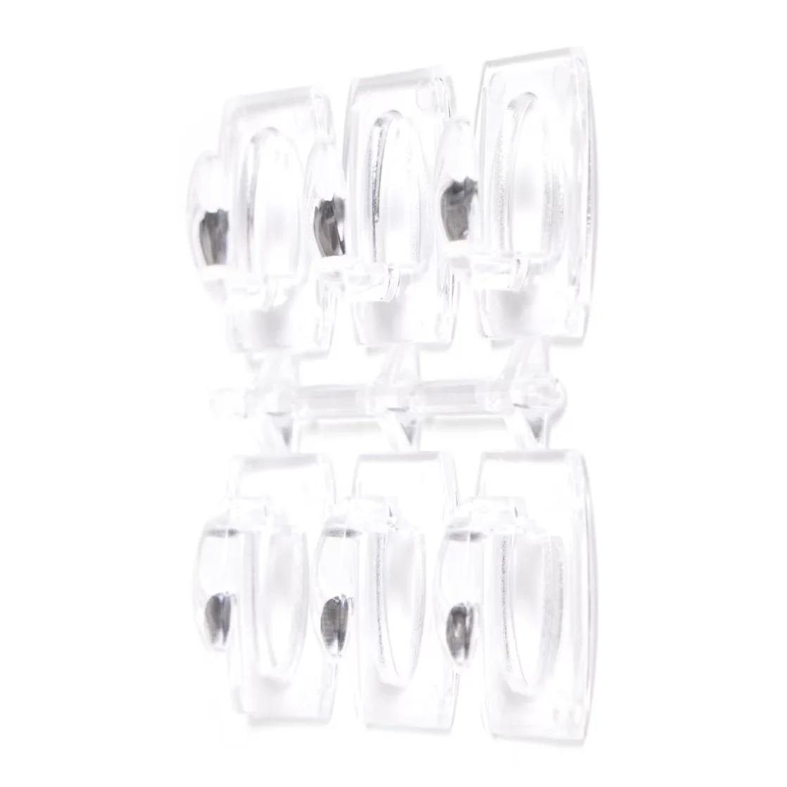 Sleek Damage-Free Hanging with Easy Installation, Easy-To-Use - Plastic Clear Model C45115