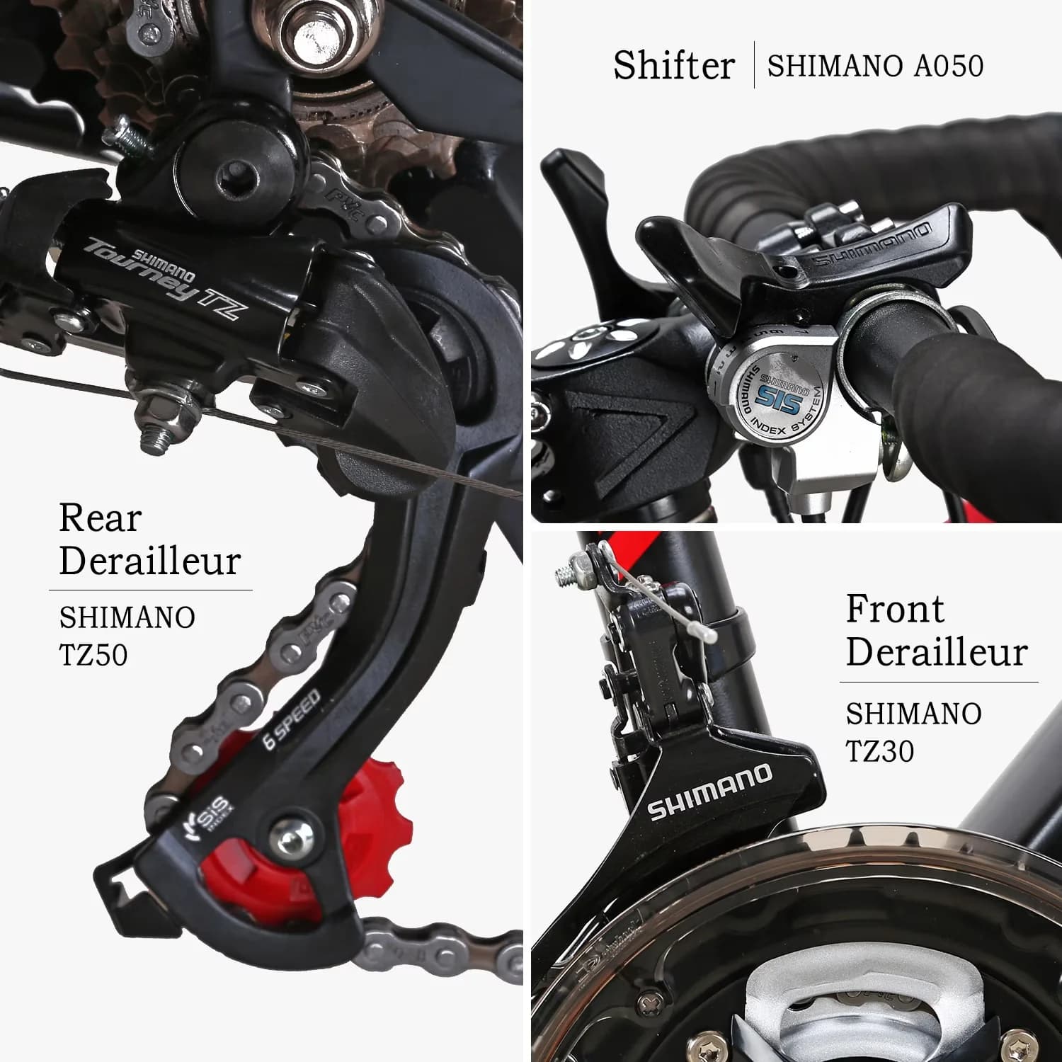 Premium Road Bike with Adjustable Seat Height, Adjustable Speed, Safe Stopping Power - Model 8D199C