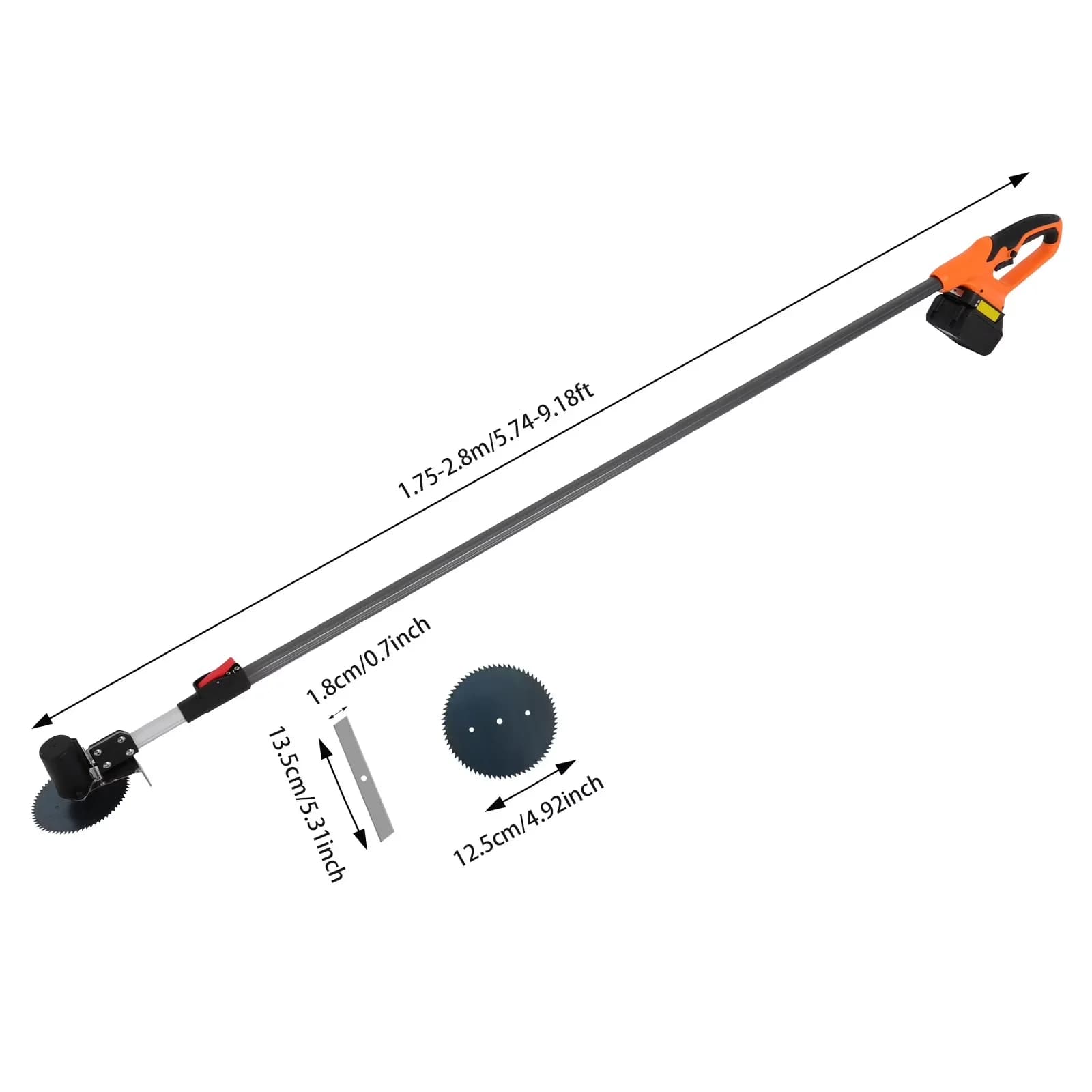 Pole Saw Versatile with Battery, Telescoping, Electric - Premium Collection Model 52FBFB