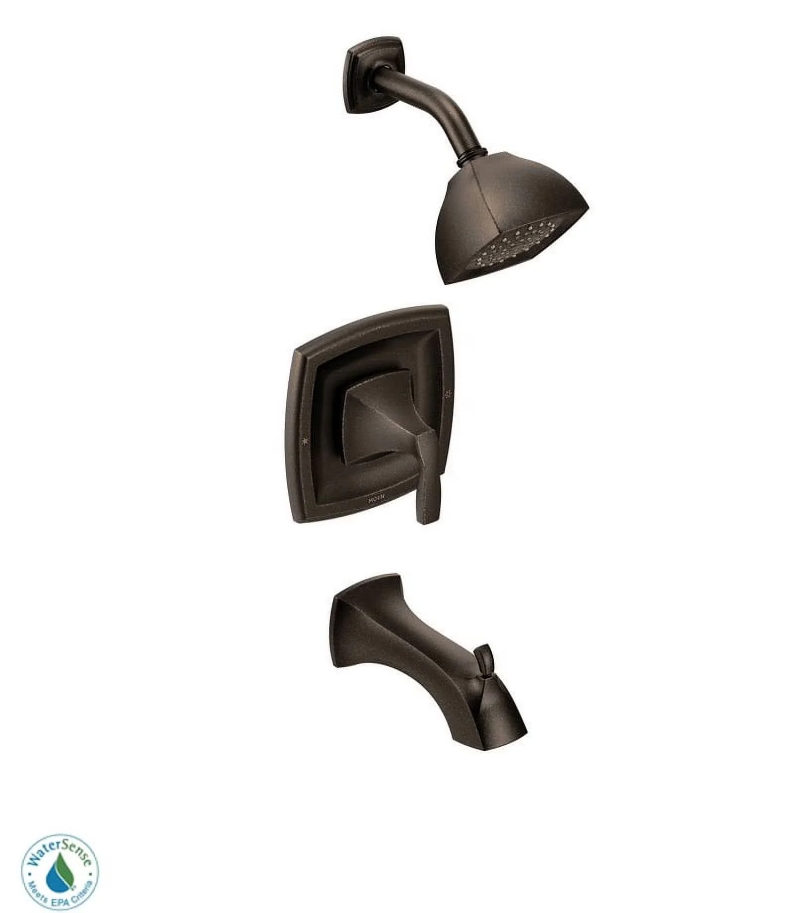 Versatile Shower Head with Pressure Balance, Temperature Control - Metal Bronze Model 9F2DED