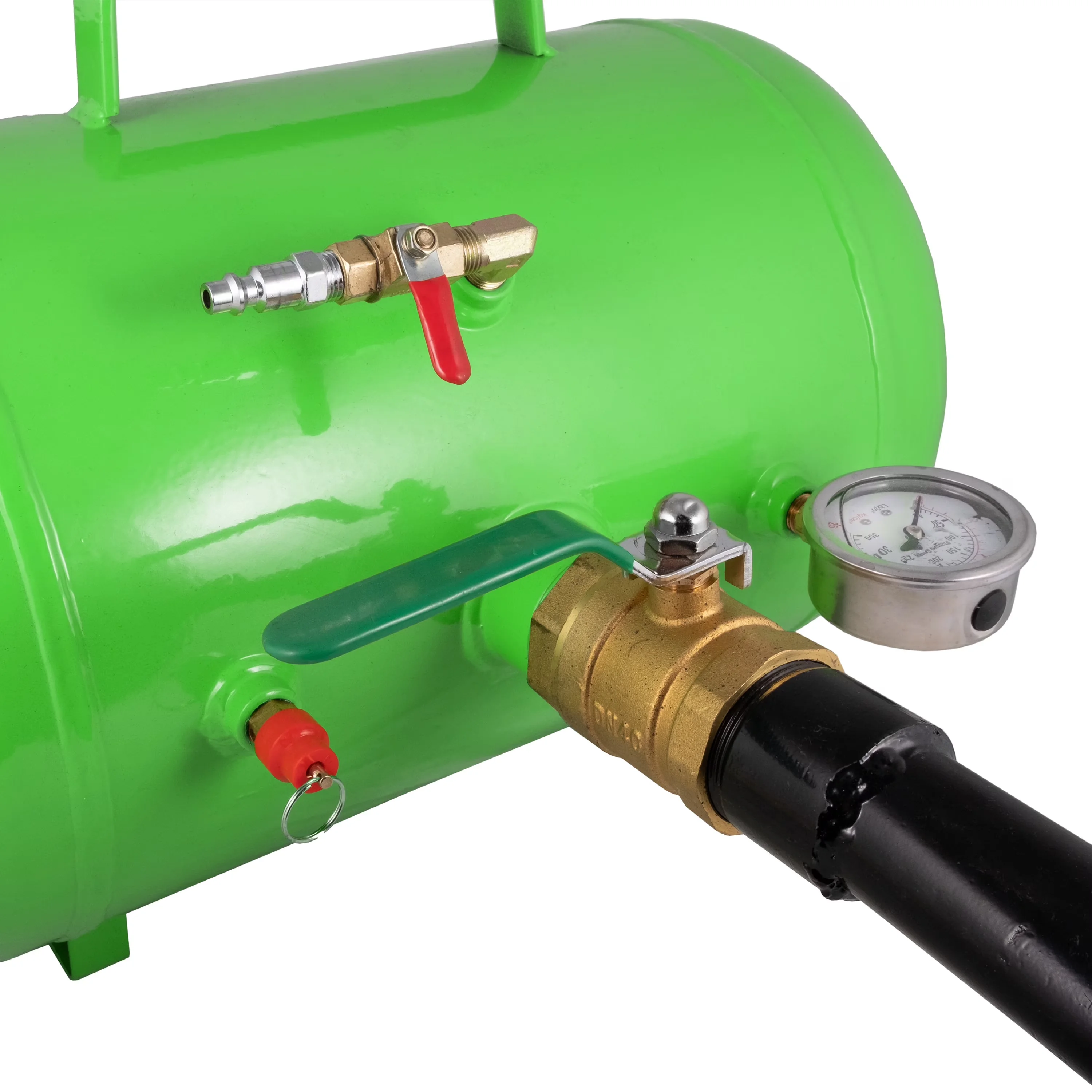 Premium Air Tools Compressor with Portable, Max. psi: 150 - Steel Green Model 8D9FBE