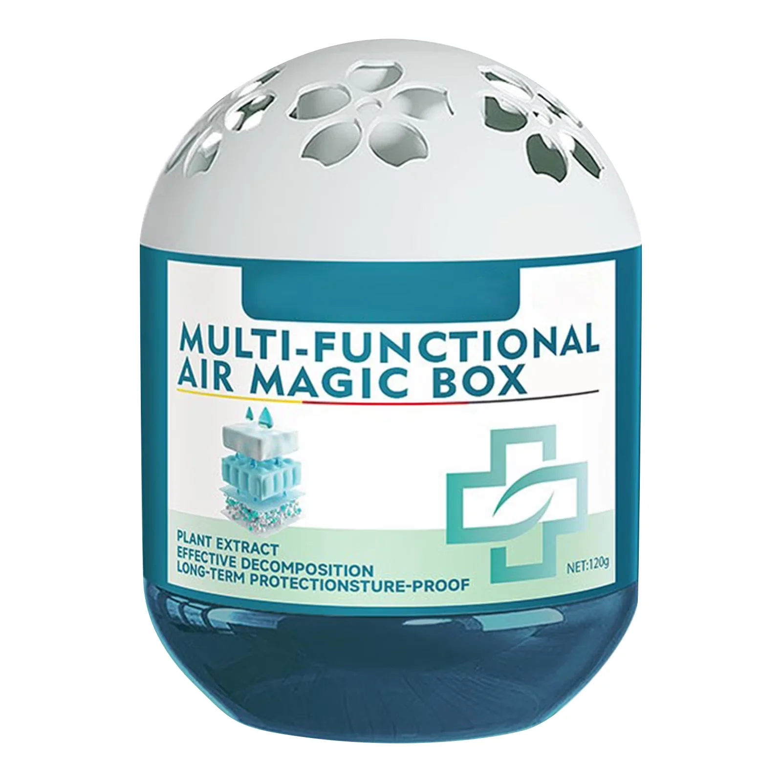 Modern Air Purifier with Magic Box, Long-Lasting Freshener 120G for Home, Office - Model BB77A5