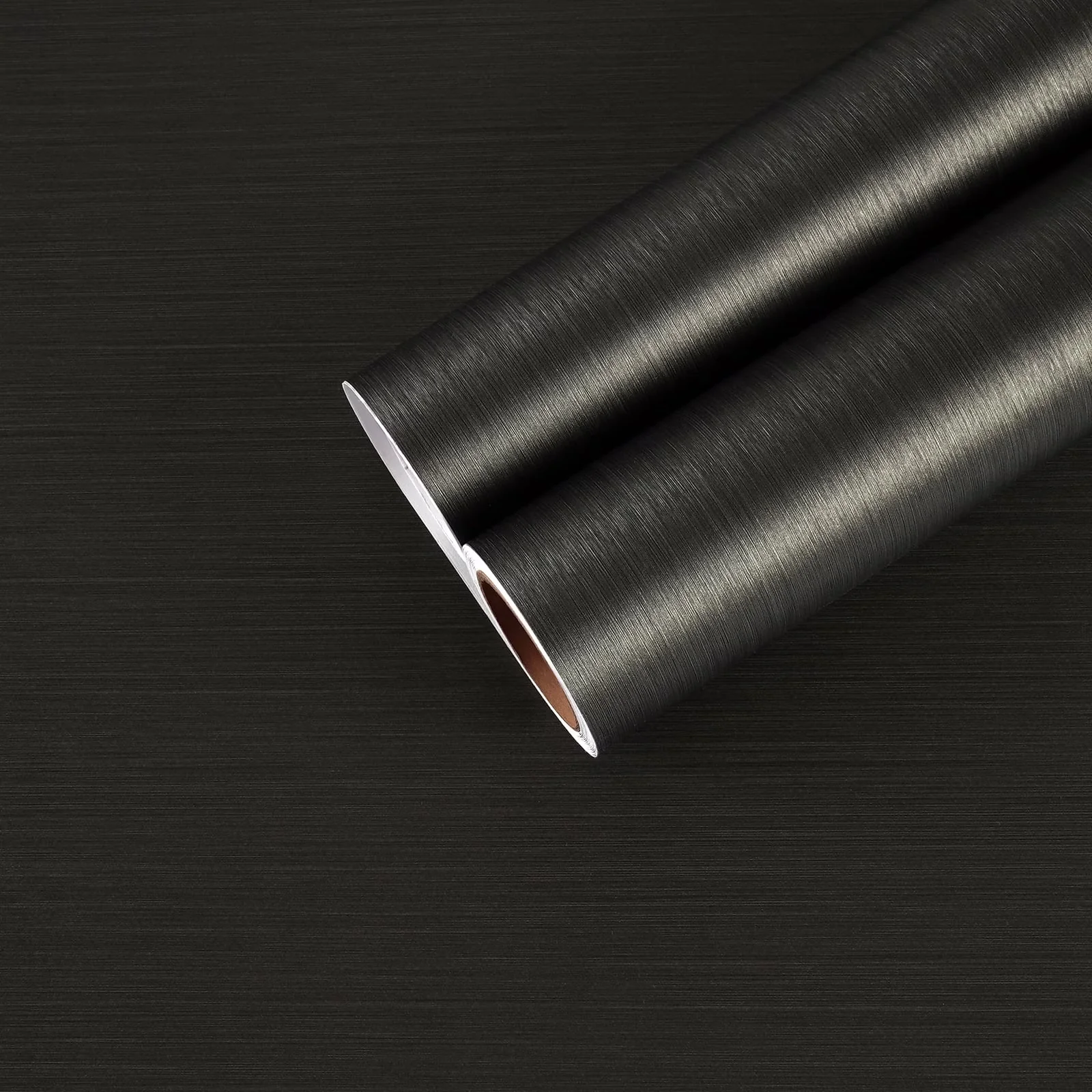 Premium Wallpaper with Removable, 【Color】 : Black - Vinyl Black for Kitchen Model 502E2F