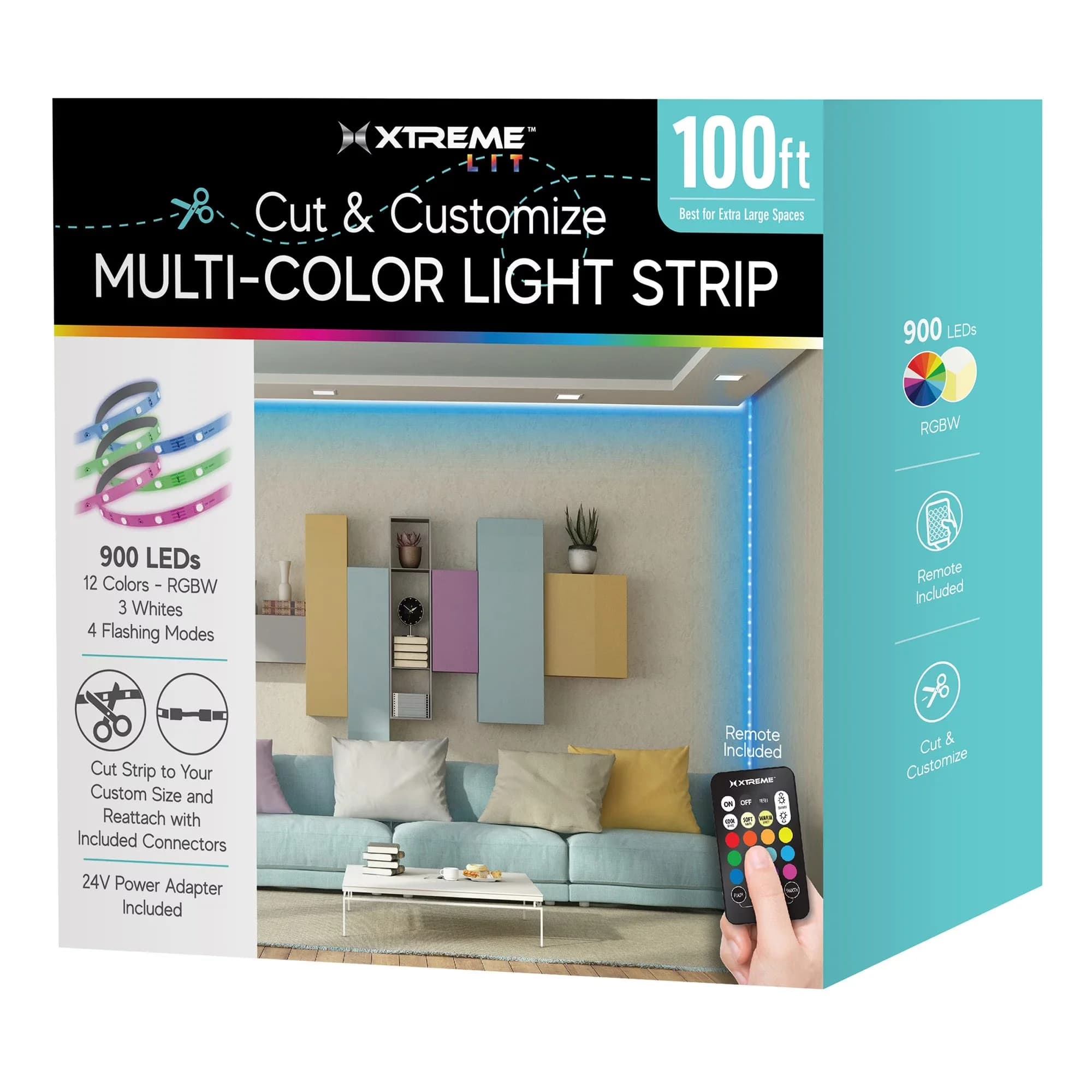 Novelty Light Reliable with LED, Remote Controlled - Multicolor for Bedroom Model 8146C7