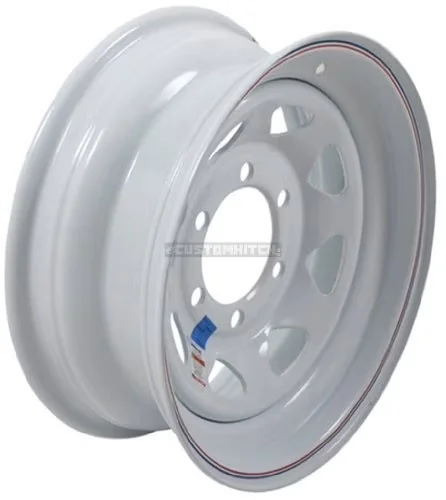 Wheels And Rim Durable with 20740 16X6 SPK 6H-5.5 WH STR - Steel White Model 9CBE82