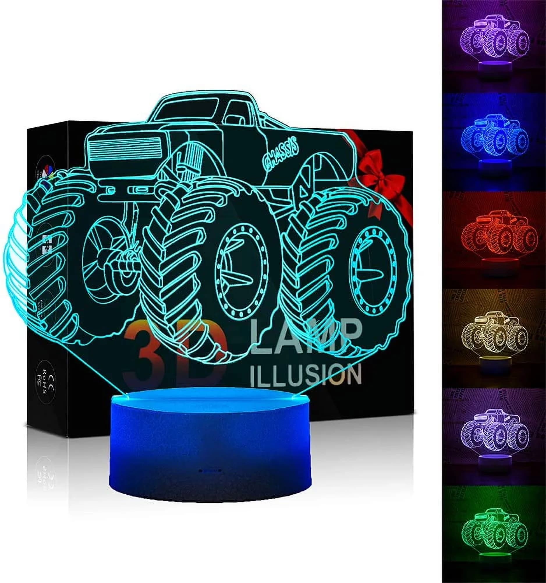 Innovative Led Lighting with LED, Battery, 3D Lamp - Multicolor YT03-563 Model 2C42F2