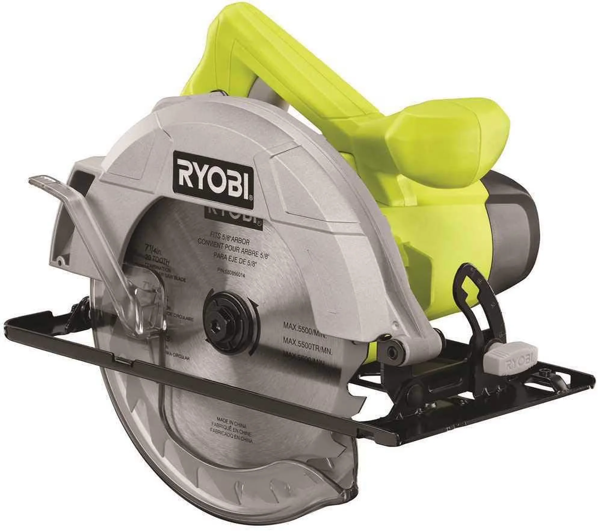 Efficient Power Saw with Adjustable, 5000 RPM, 12 Amp 7.25 in Circular - Multicolor Model CC3BA7
