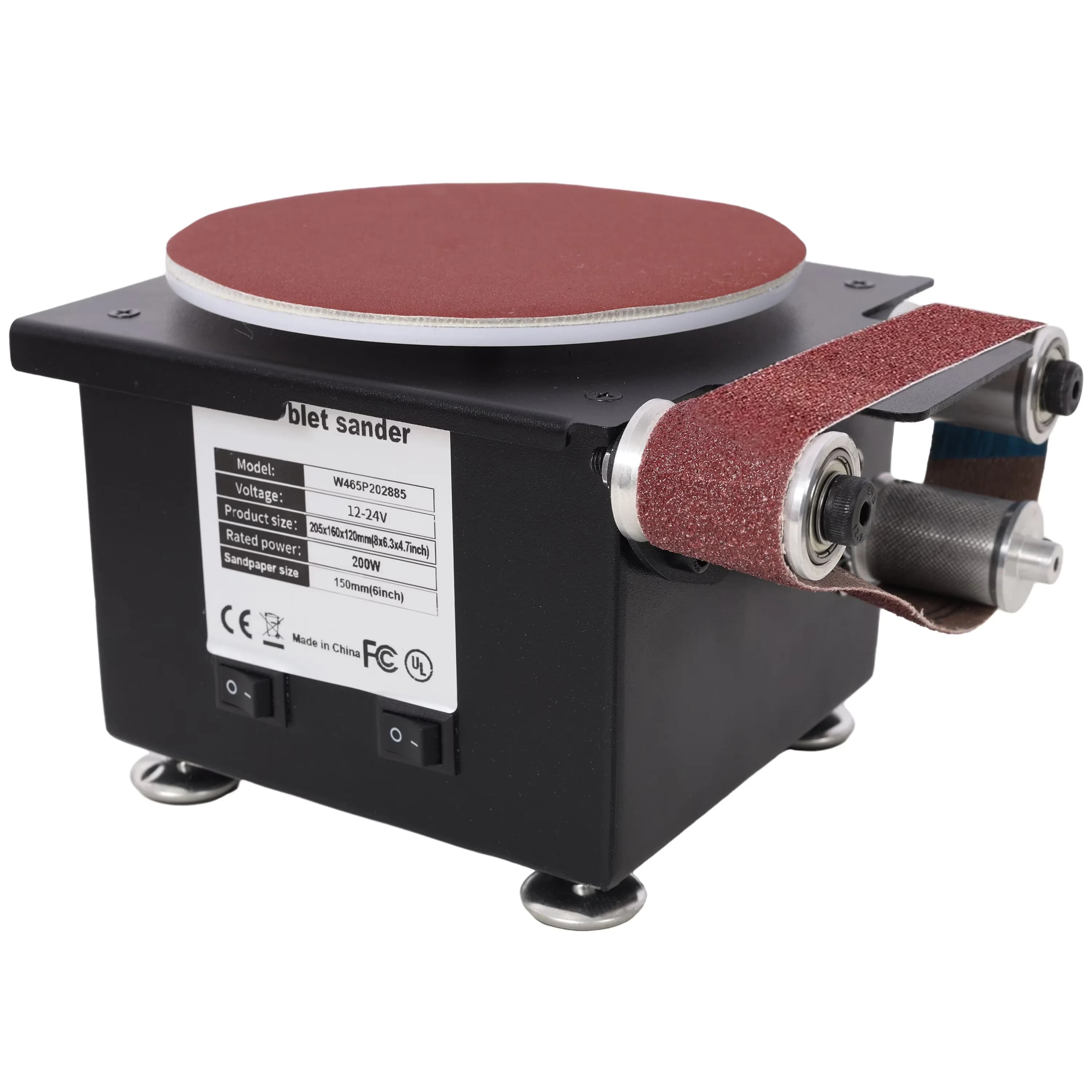 Compact Power Saw with 7-Gear Bench Grinder, Forward/Reverse - Metal 7x8 Model 8EF945