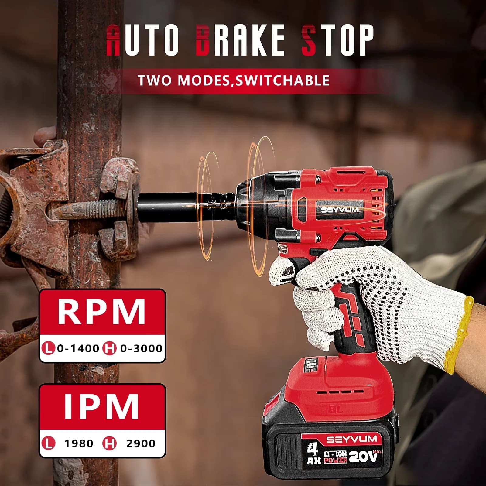 Air Tools Compressor Modern with Battery, 20V, Battery Powered for Car, Home - Model A0FF73