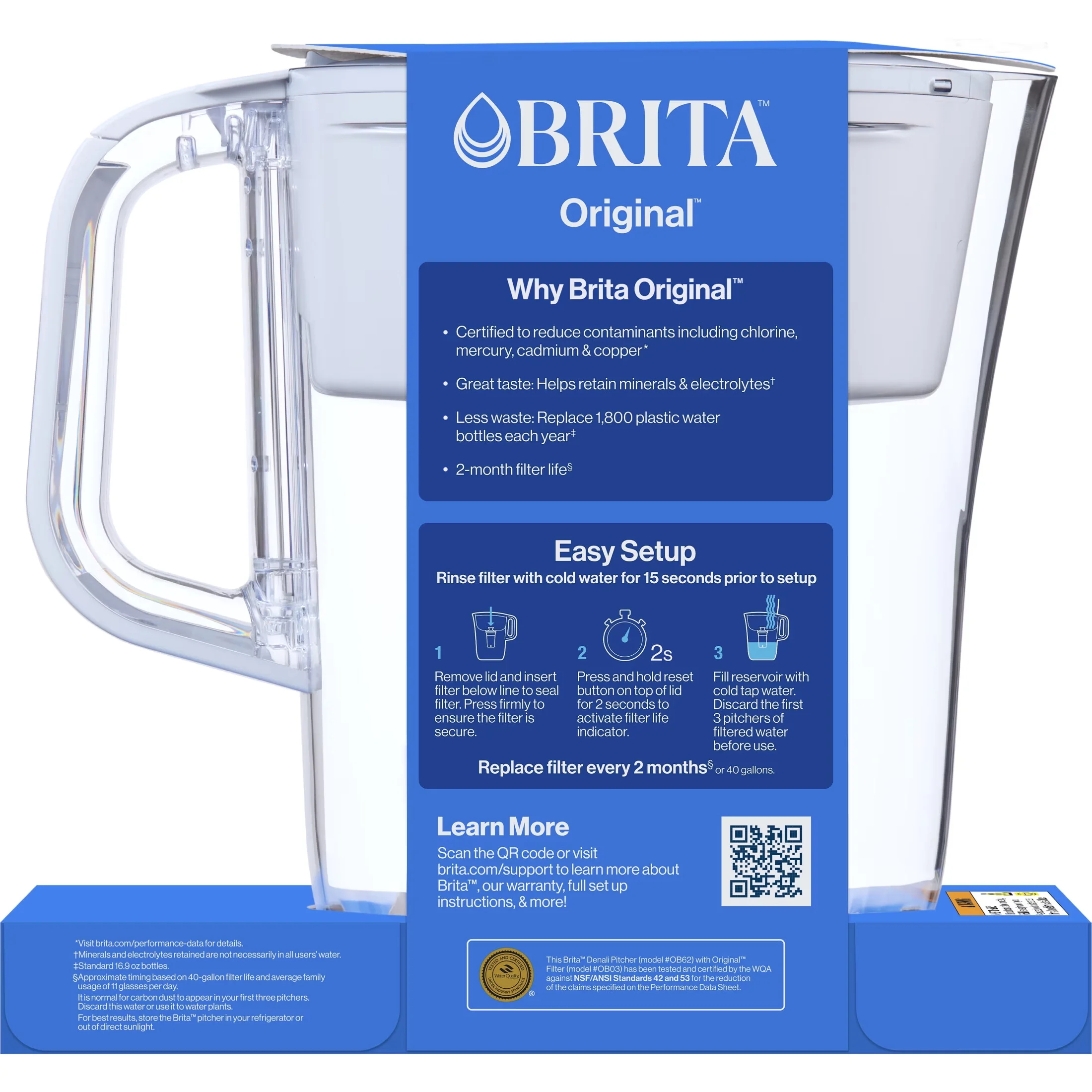 Classic Water Filtration with Automatic Shut Off, Standard 6-Cup - White Plastic Model CE4775
